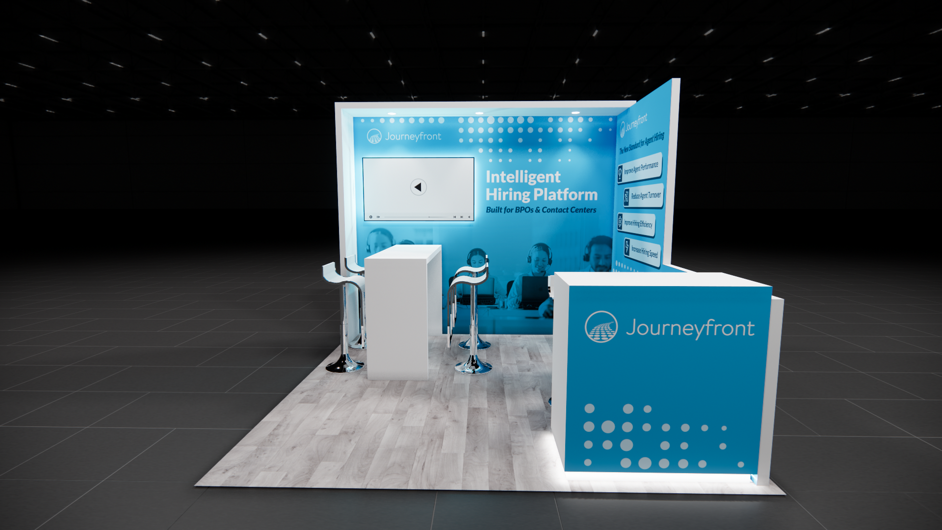 10x10 trade show exhibit rental — 10 x 10 trade show display rental — las vegas hero image