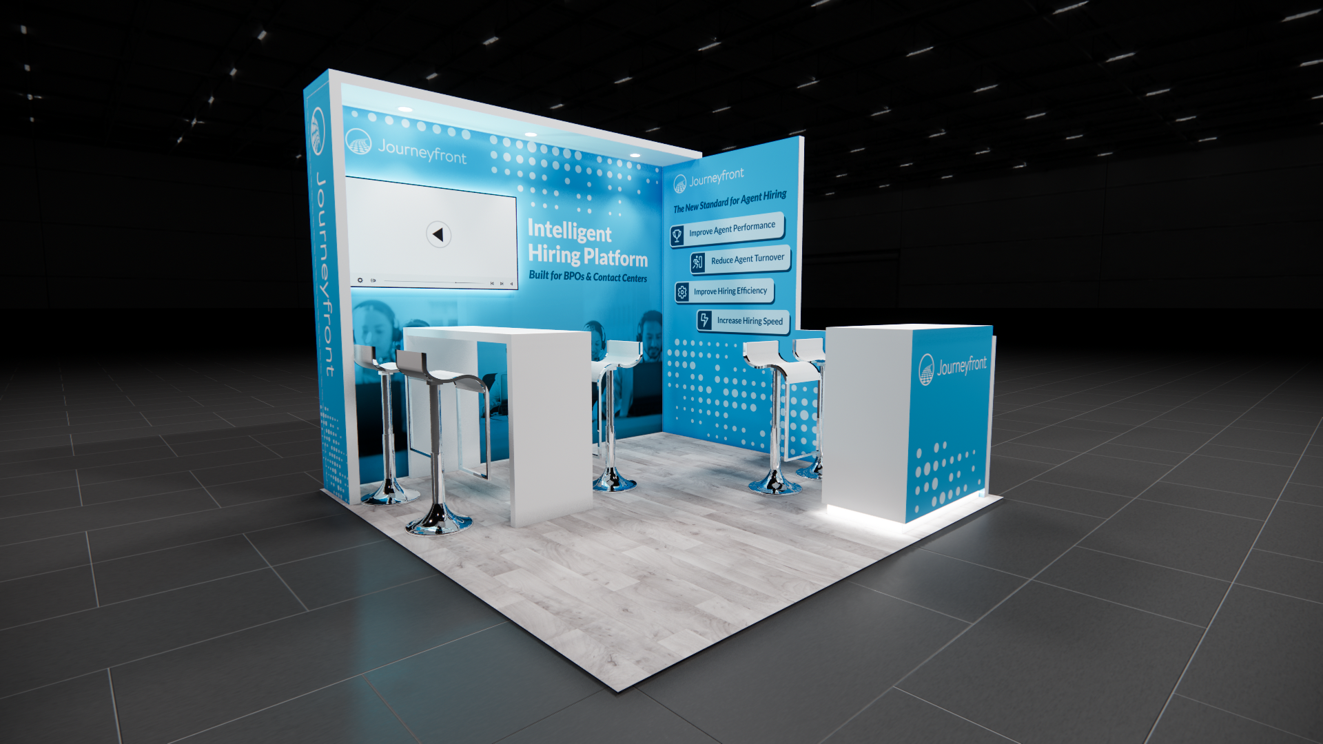 10 x 10 Trade Show Display Rental — Las Vegas