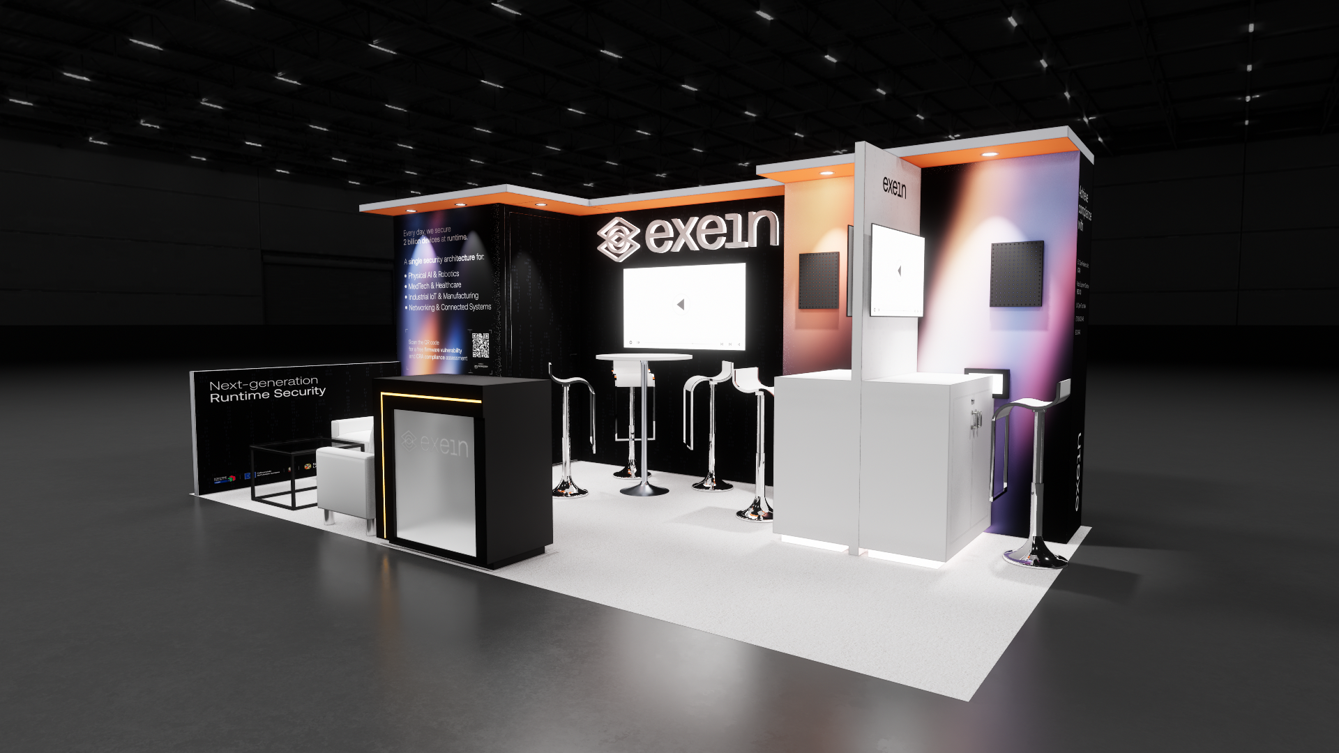 inline trade show exhibit rental — 10 x 20 trade show display rental — las vegas hero image
