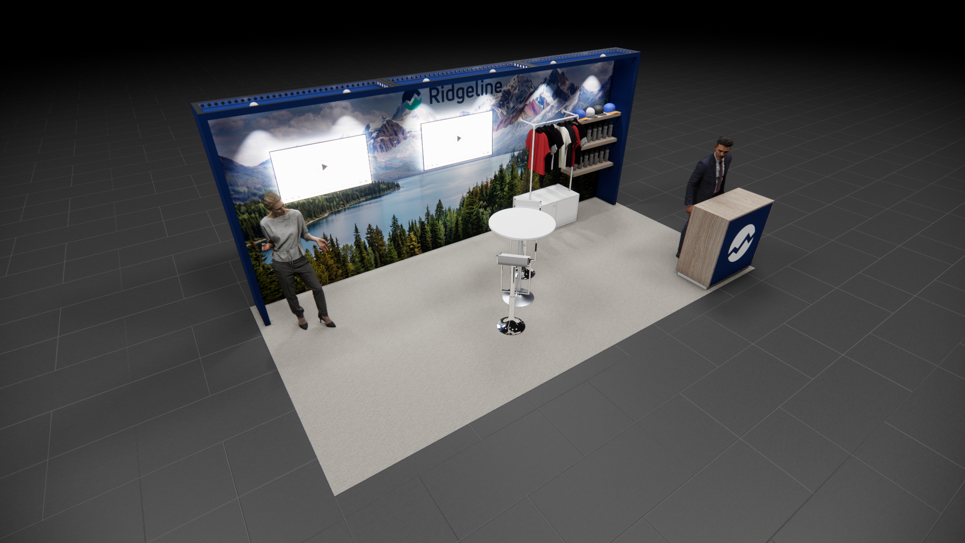 10 x 20 Trade Show Display Rental — Las Vegas