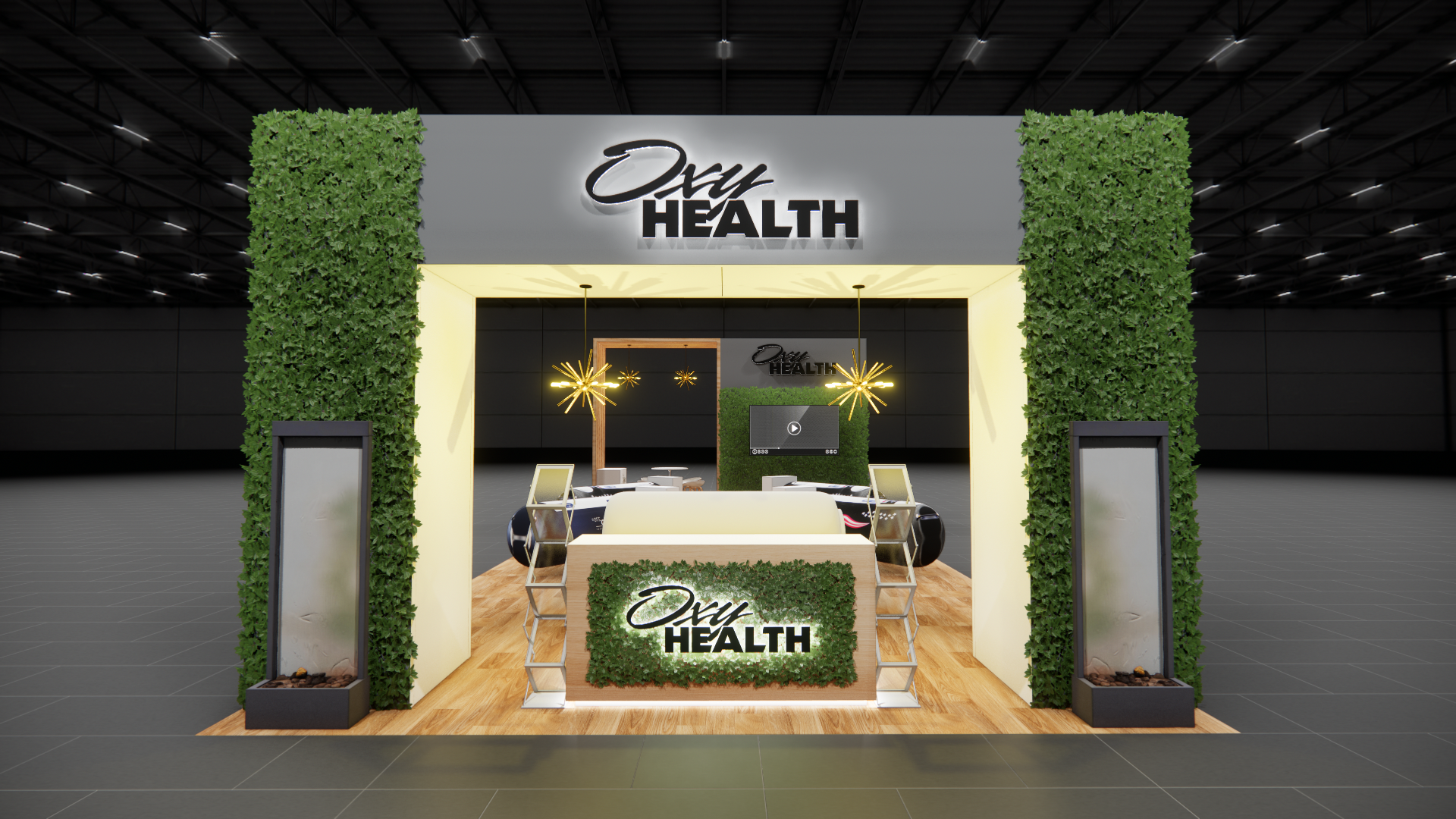 20 x 40 Island Trade Show Display — Las Vegas