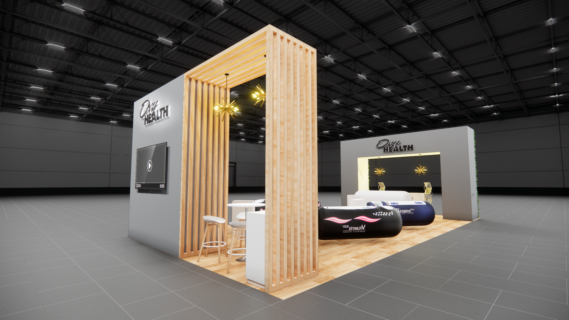 20 x 40 Island Trade Show Display — Las Vegas
