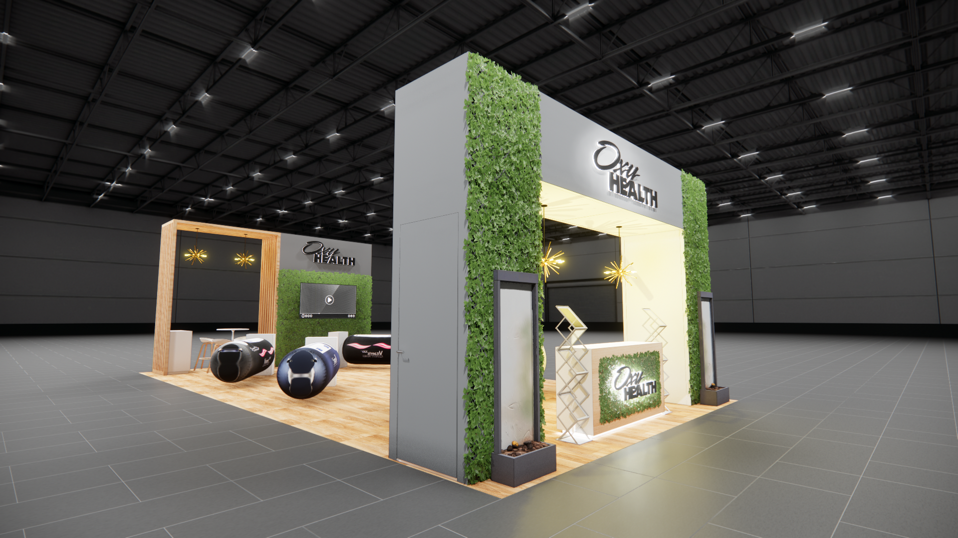 20 x 40 Island Trade Show Display — Las Vegas