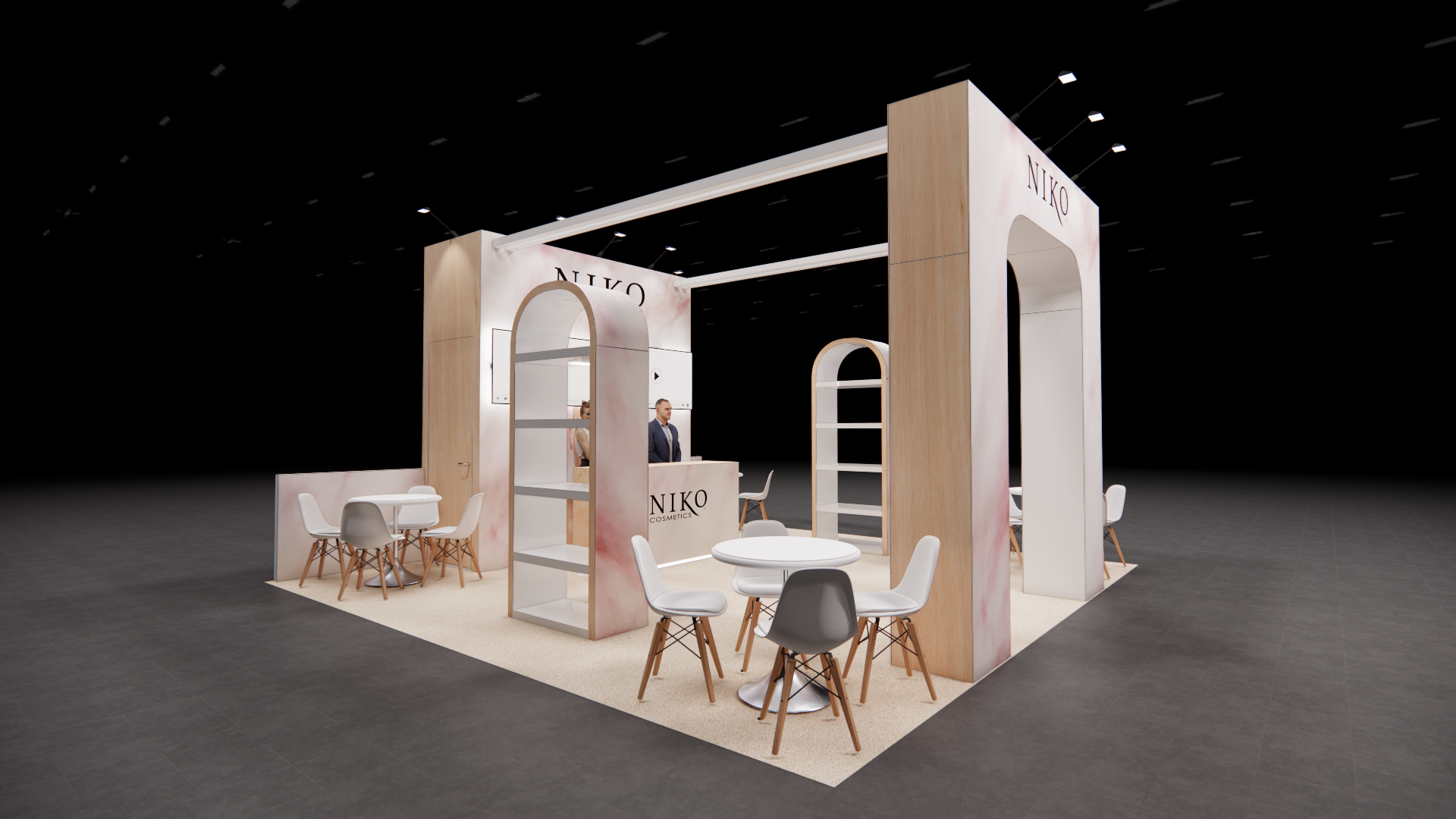 20 x 20 Island Trade Show Display — Las Vegas