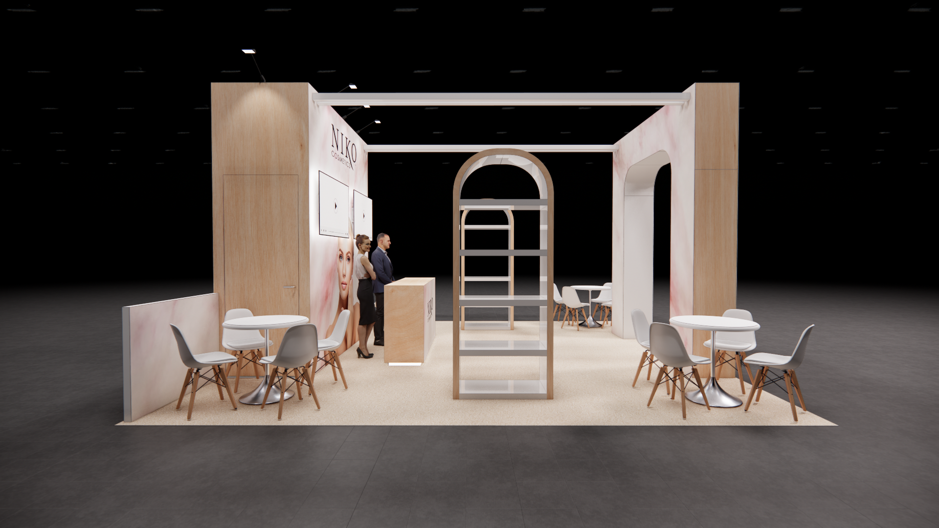 20 x 20 Island Trade Show Display — Las Vegas