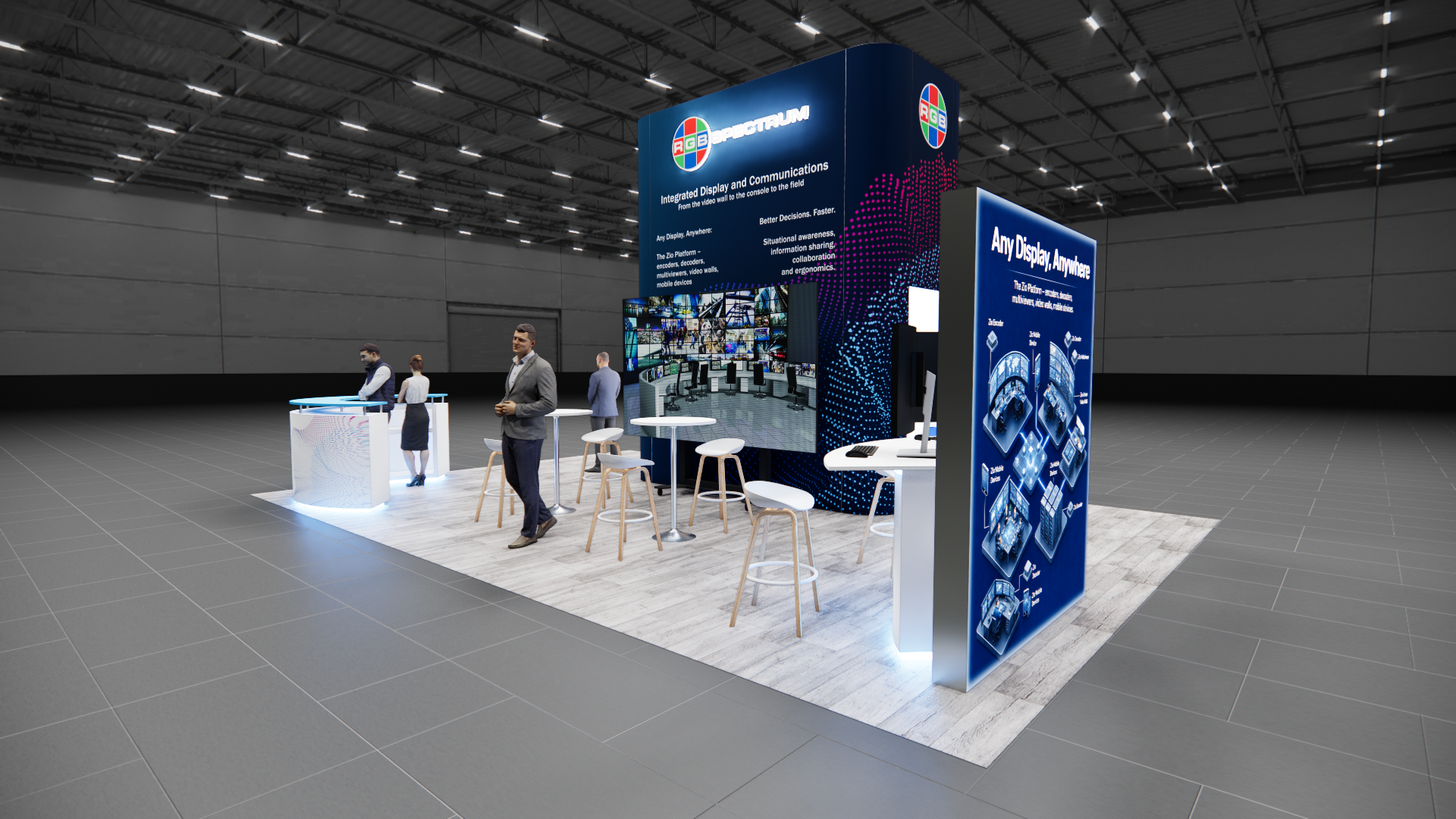 20 x 30 Island Trade Show Display — Las Vegas