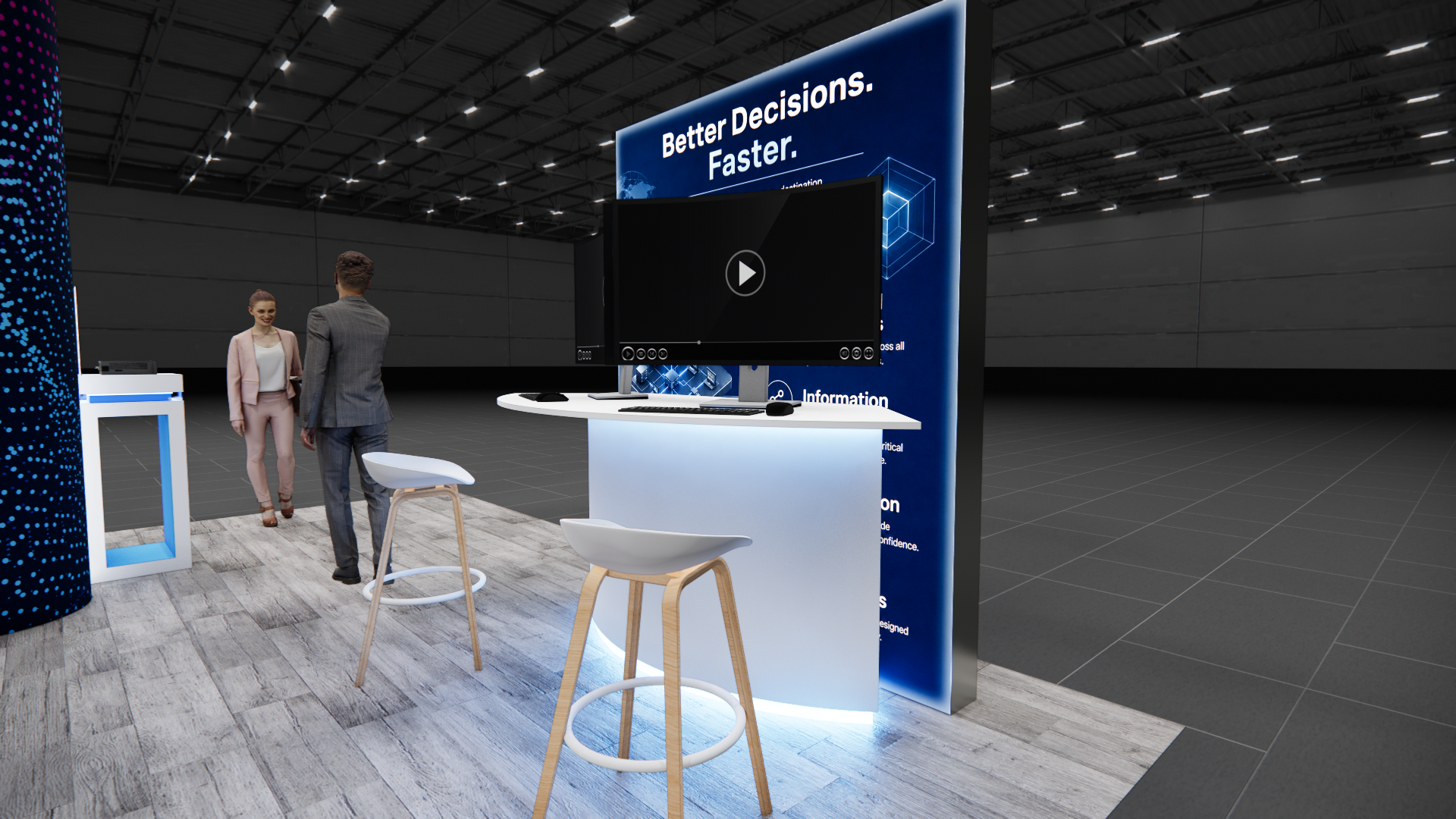 20 x 30 Island Trade Show Display — Las Vegas