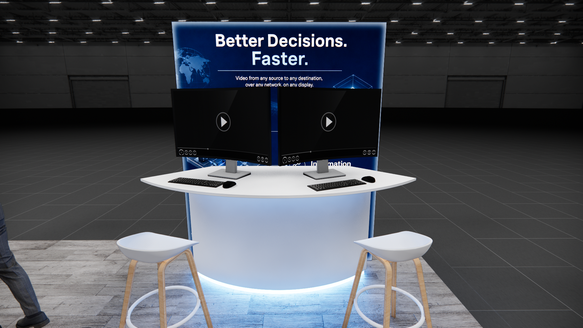 20 x 30 Island Trade Show Display — Las Vegas