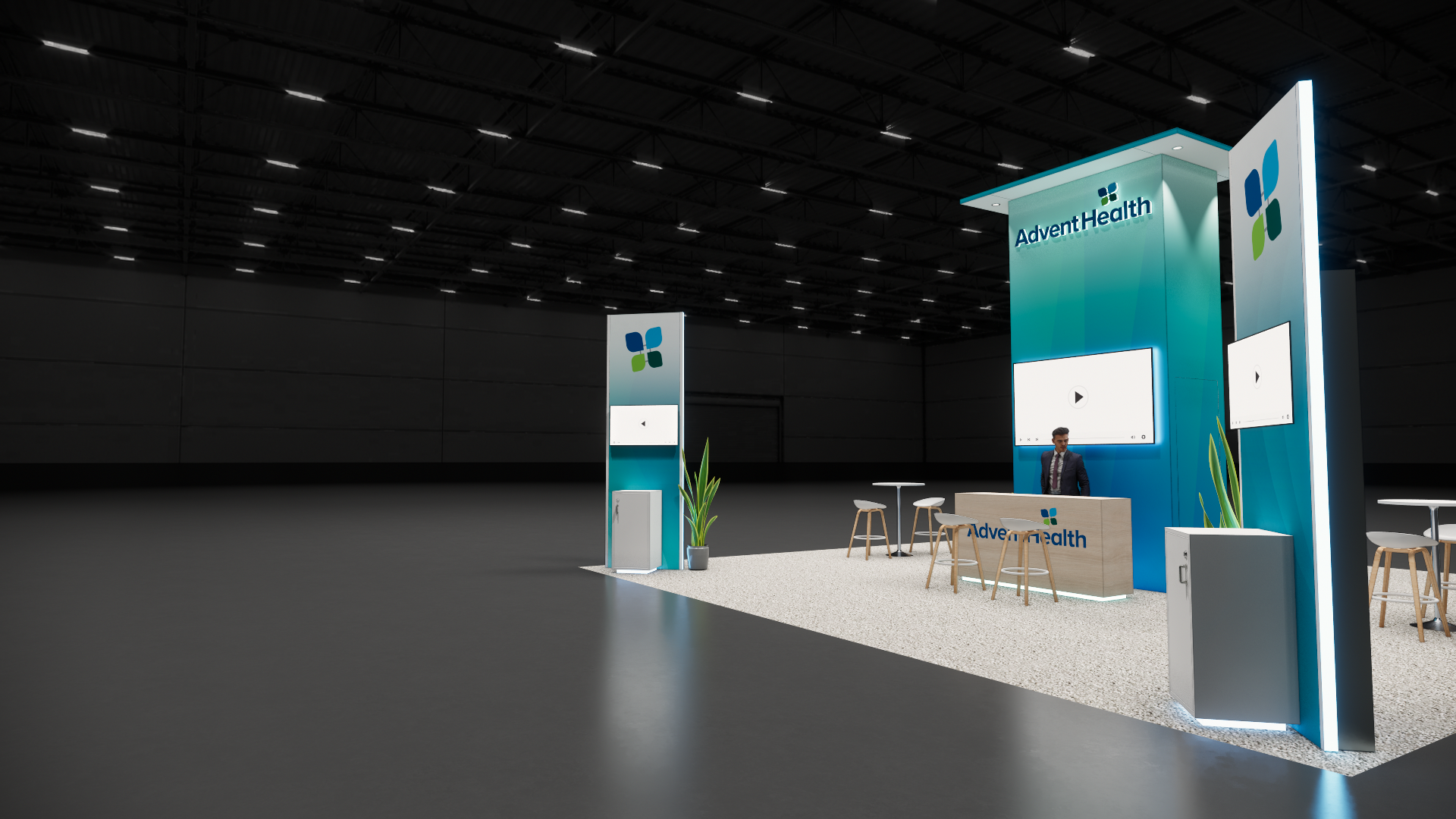 30 x 30 Island Trade Show Display — Las Vegas