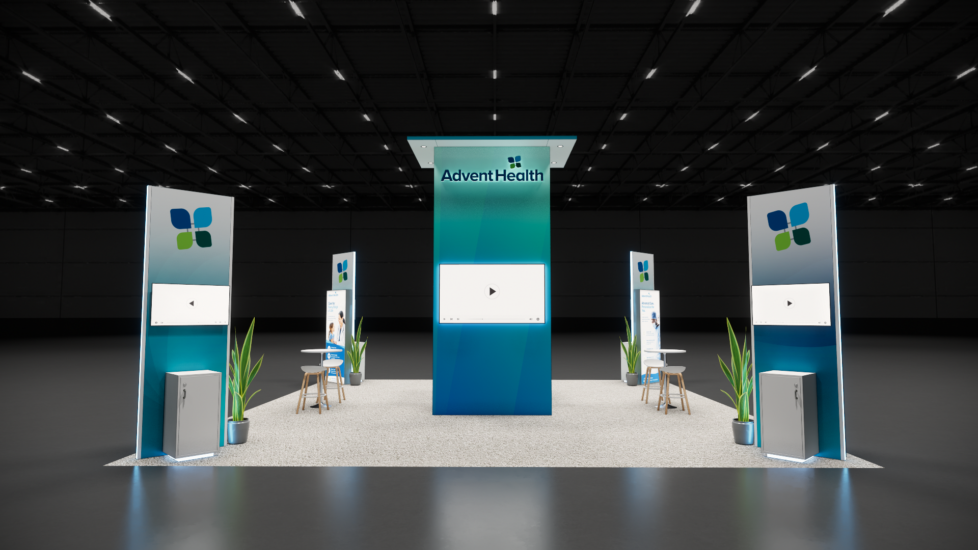 30 x 30 Island Trade Show Display — Las Vegas
