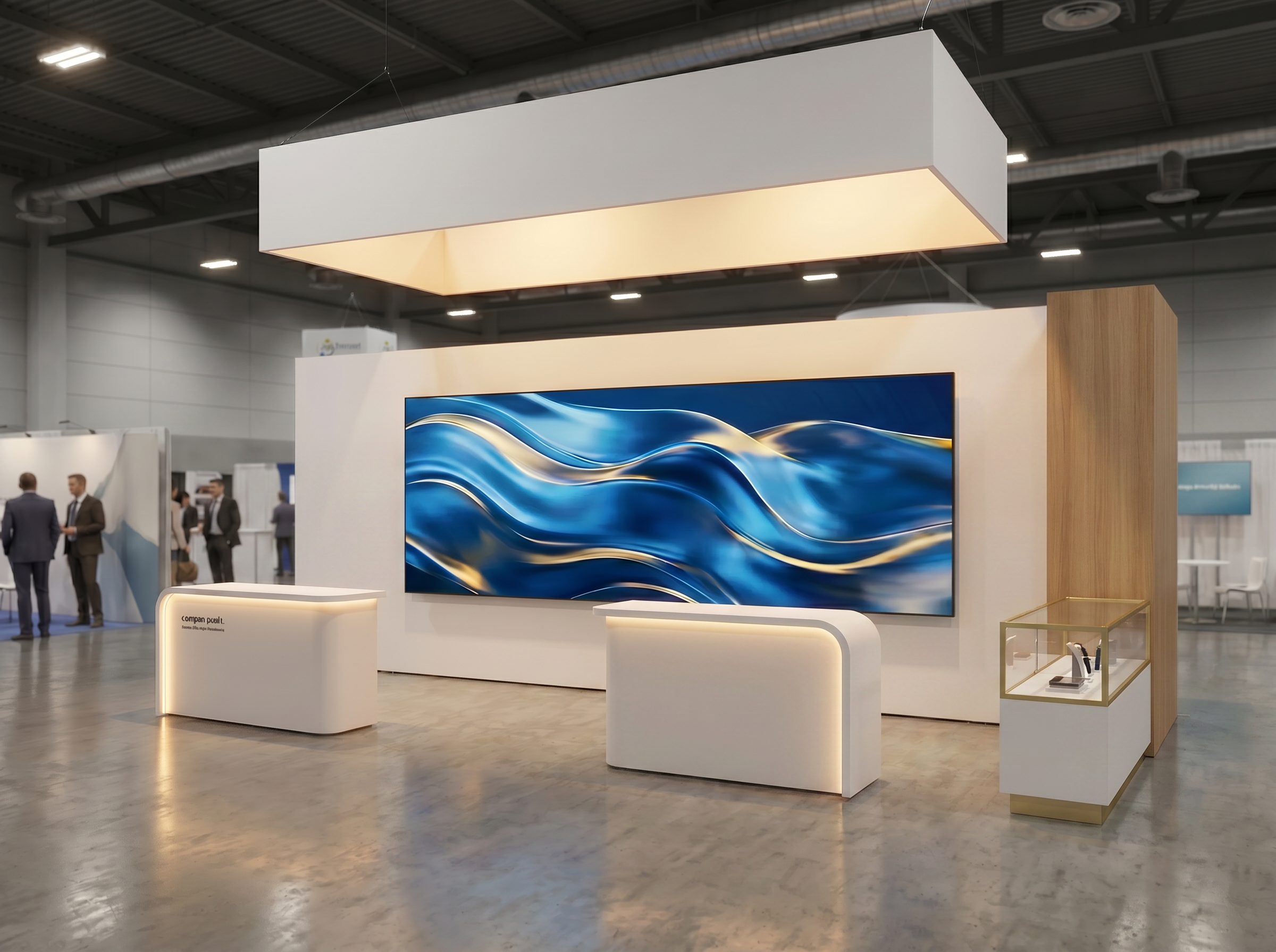 10x20 trade show exhibit rental — 10 x 20 inline exhibit rental — md&m west, anaheim hero image