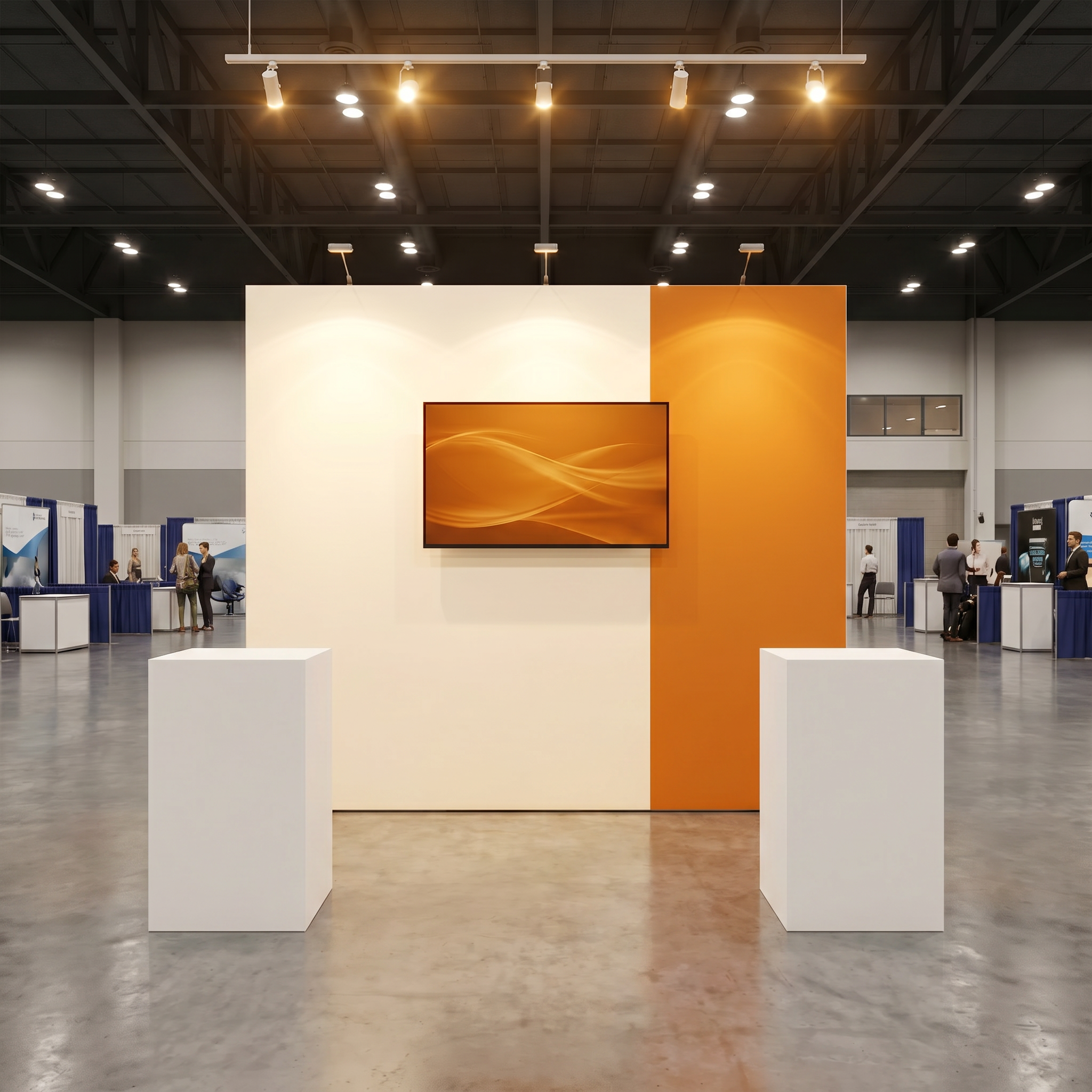 10x10 trade show exhibit rental — 10 x 10 inline affordable exhibit rental — iaapa expo, orlando hero image