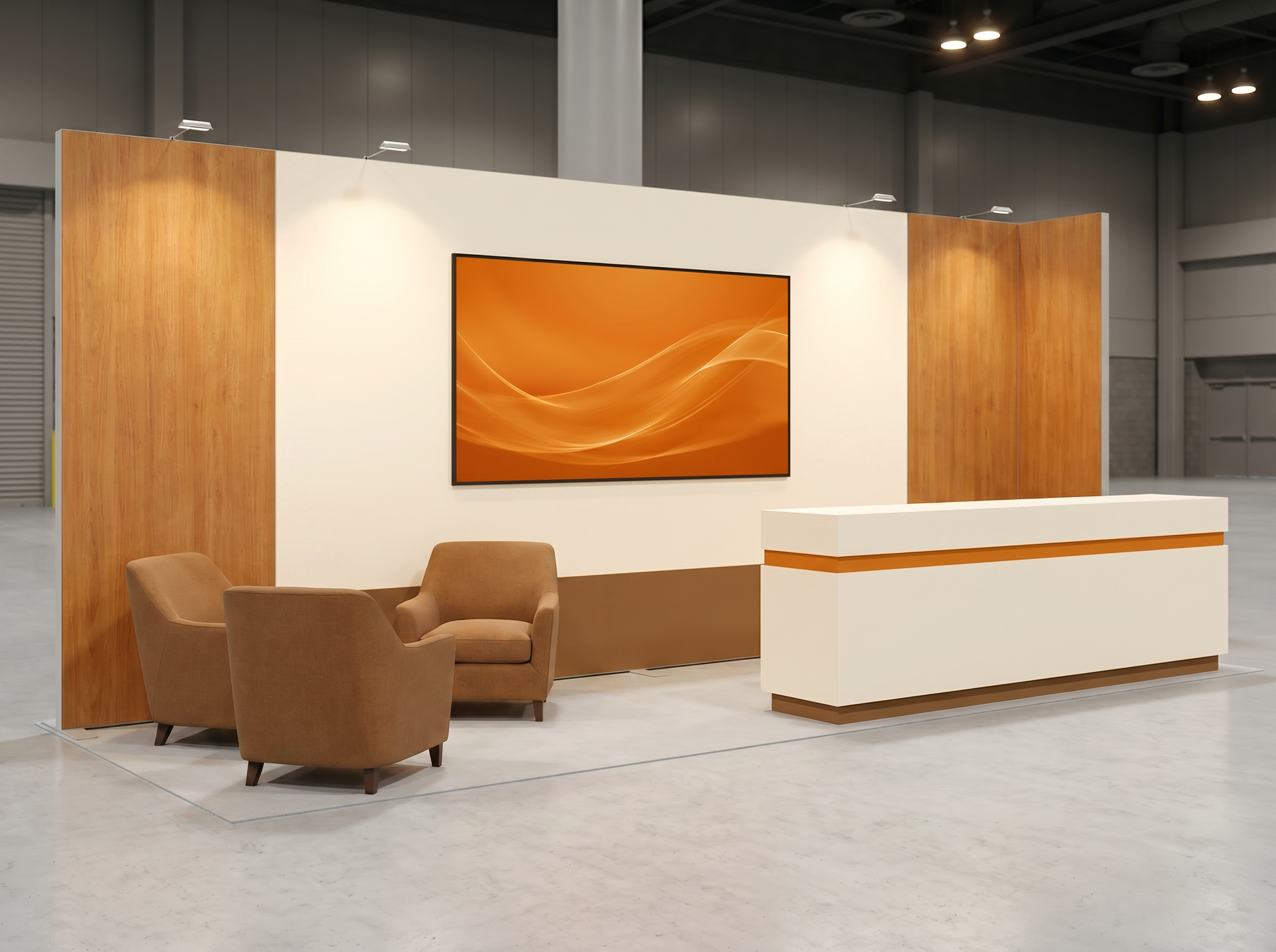 10x20 trade show exhibit rental — 10 x 20 inline affordable exhibit rental — iaapa expo, orlando hero image