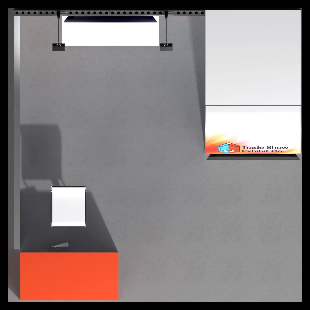 10 x 10 Inline Affordable Exhibit Rental — CES, Las Vegas
