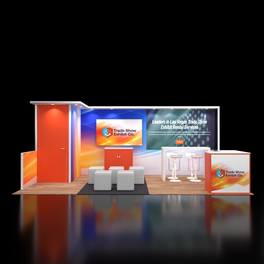 10 x 20 Inline Affordable Exhibit Rental — CES, Las Vegas