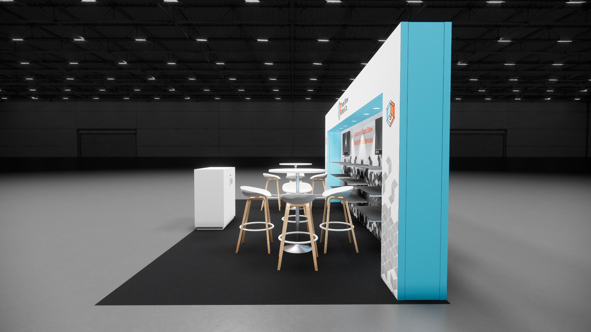 10 x 20 Inline Affordable Exhibit Rental — CES, Las Vegas