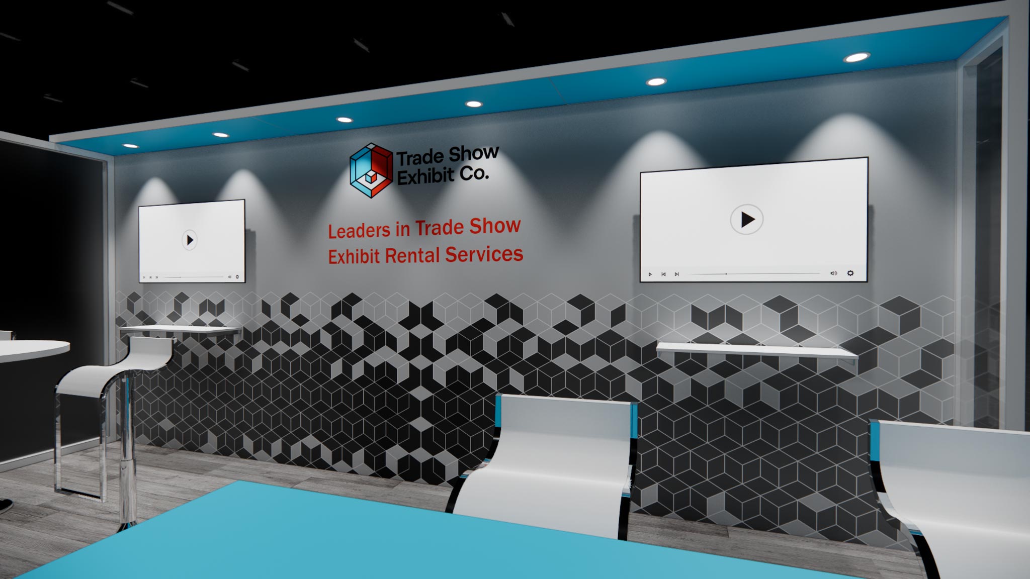 10 x 20 Inline Affordable Exhibit Rental — CES, Las Vegas