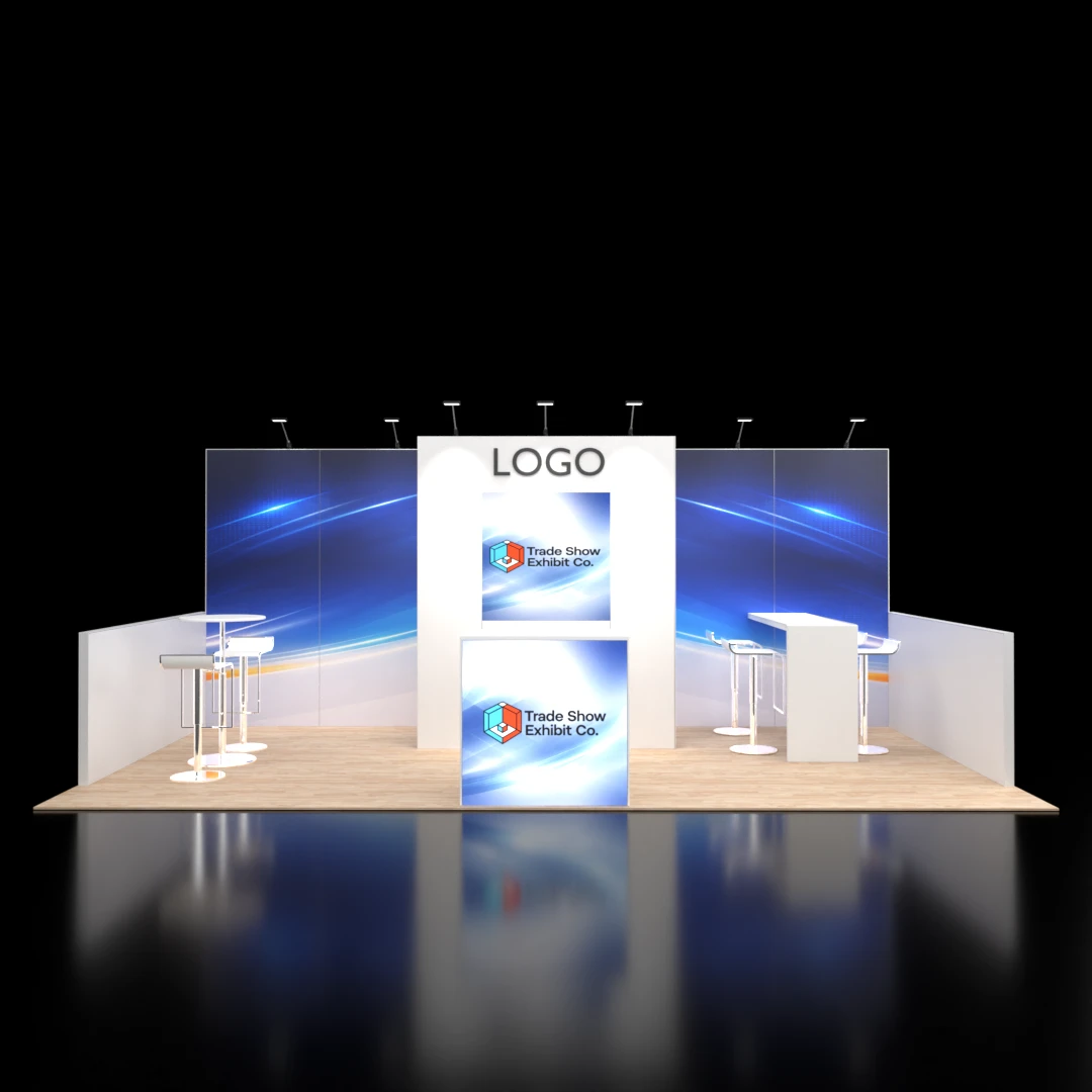 10 x 20 Inline Affordable Exhibit Rental — CES, Las Vegas