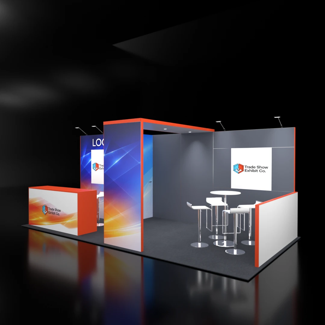 10 x 20 Inline Affordable Exhibit Rental — CES, Las Vegas
