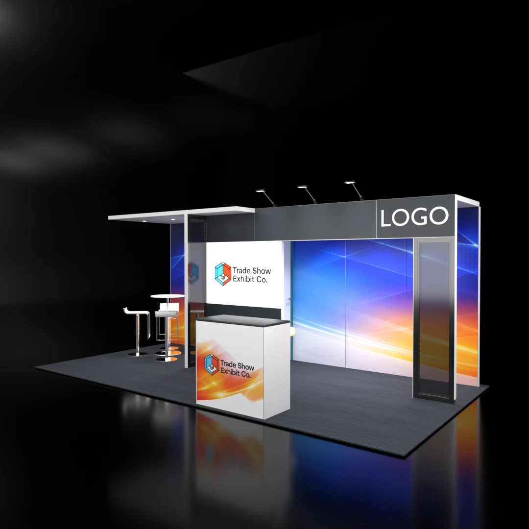 10 x 20 Inline Affordable Exhibit Rental — CES, Las Vegas