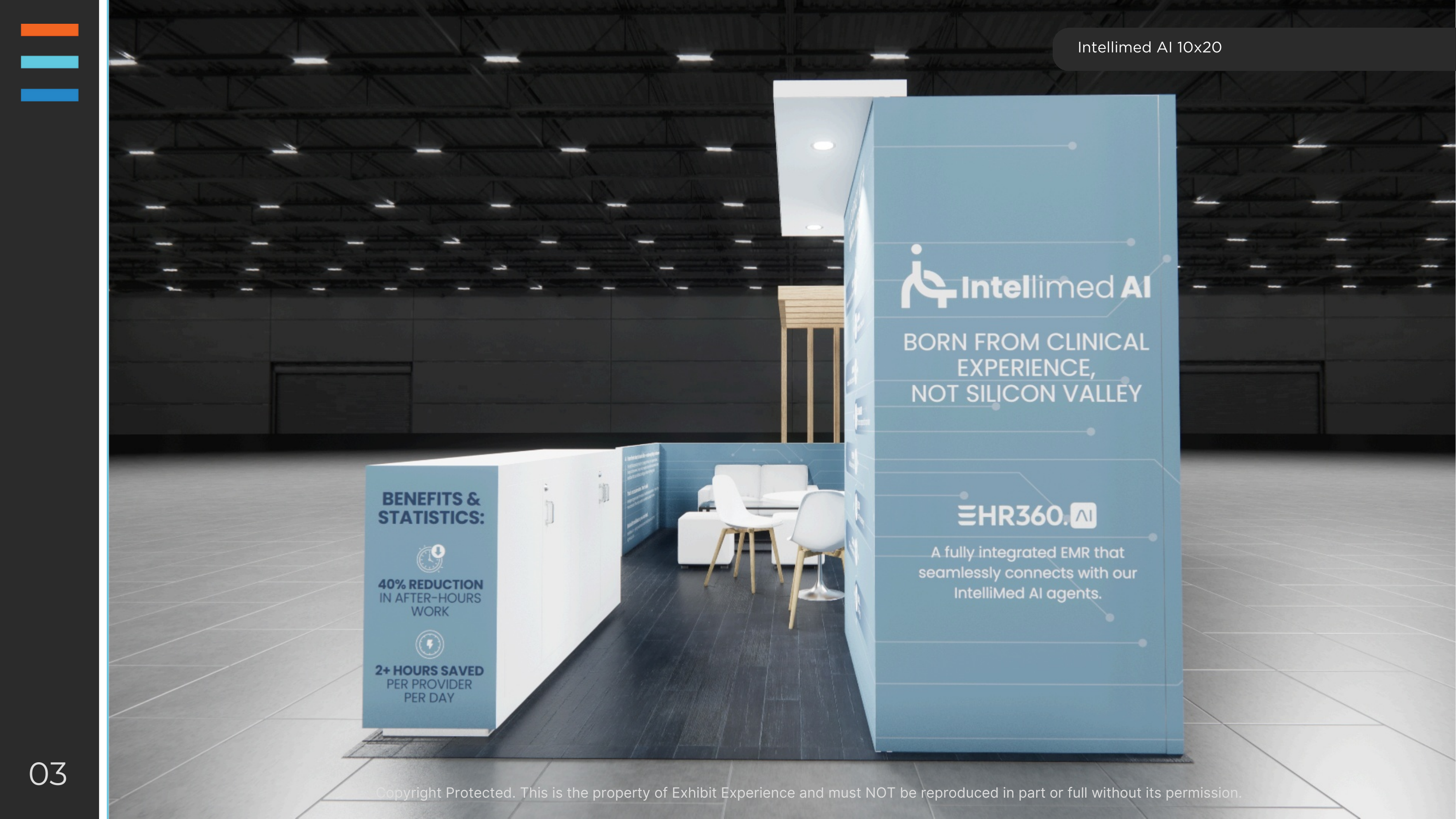 10 x 20 Inline Affordable Exhibit Rental — InfoComm, Las Vegas