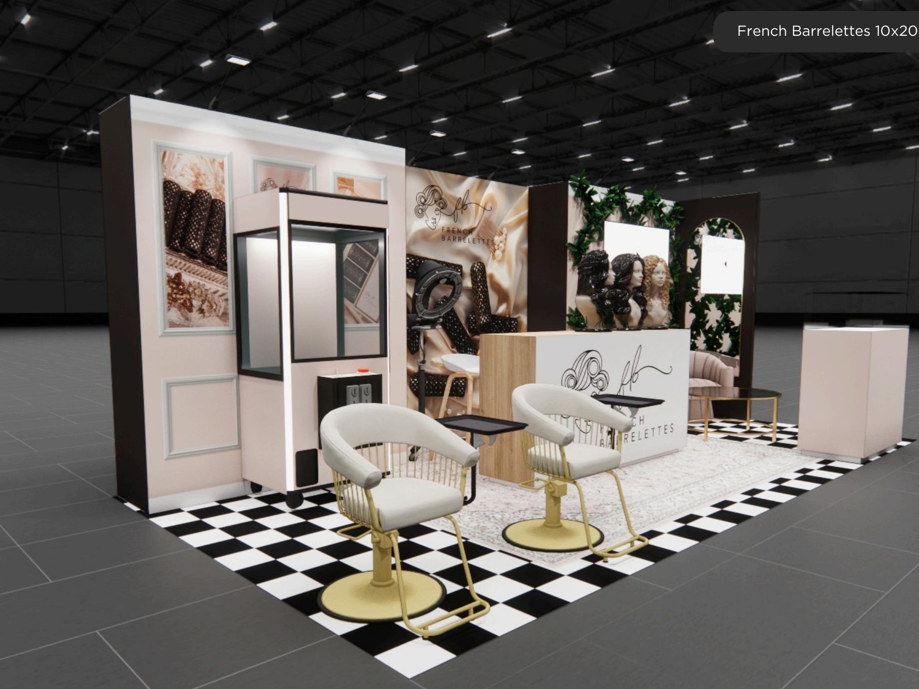 10x20 trade show exhibit rental for MAGIC Las Vegas — custom inline exhibit