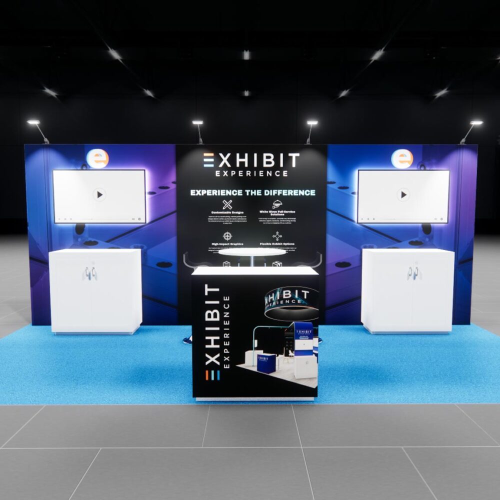 10x20 trade show exhibit rental — 10 x 20 inline affordable exhibit rental — the nga show, las vegas hero image