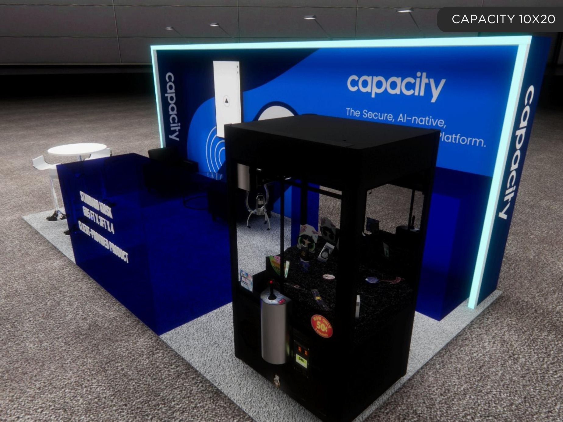 10x20 trade show exhibit rental — 10 x 20 inline affordable exhibit rental — iaapa expo, orlando hero image