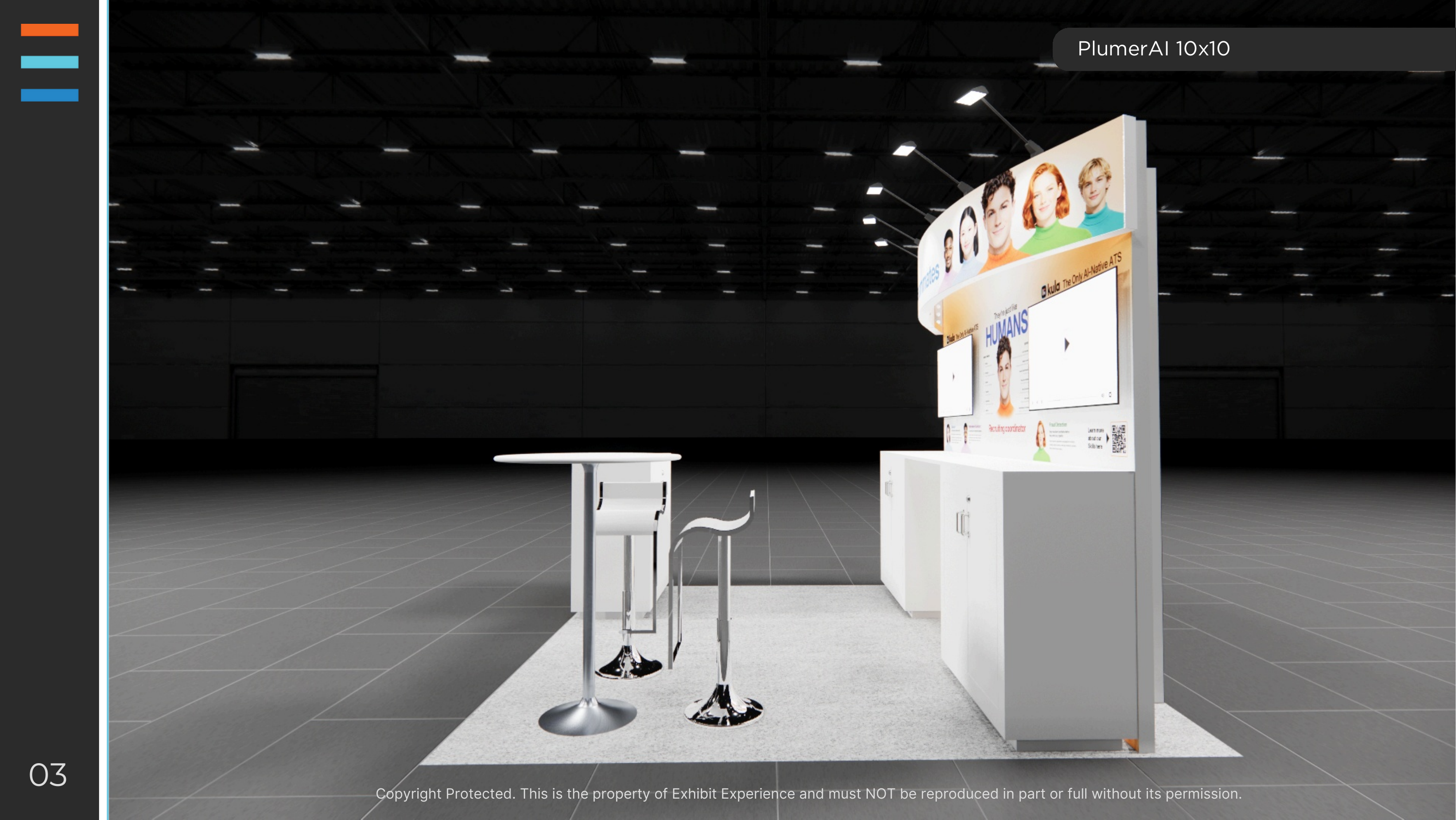 10 x 10 Inline Affordable Exhibit Rental — IAAPA Expo, Orlando