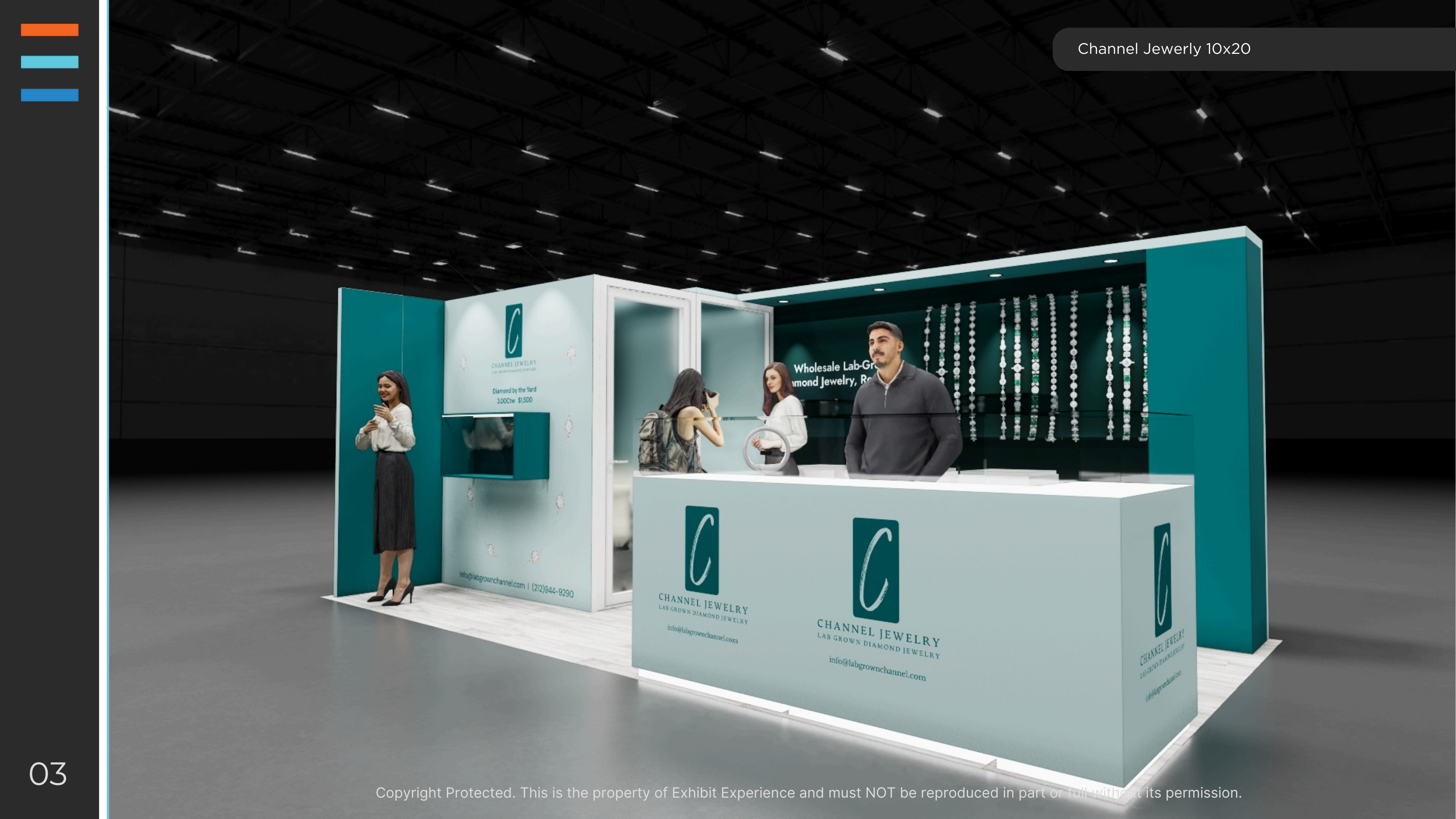 10 x 20 Inline Exhibit Rental — NAB Show, Las Vegas