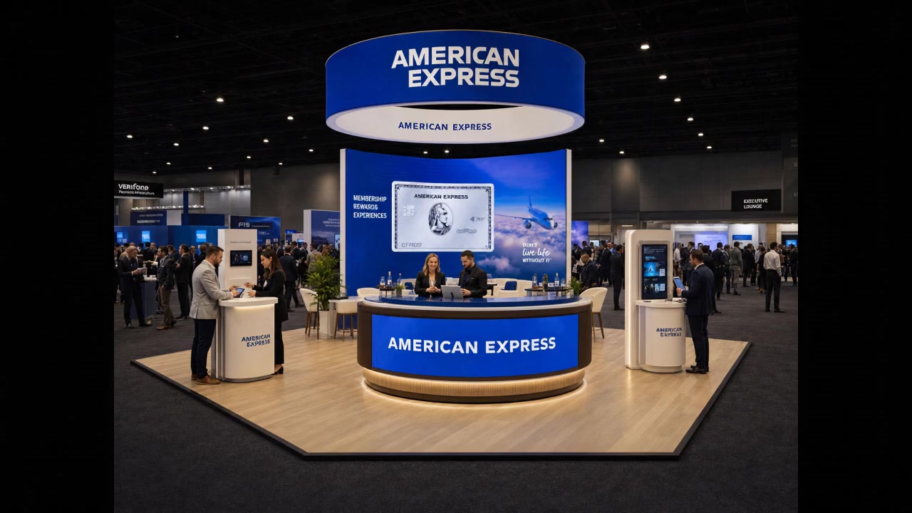 30' x 30' premium LED island concept for a healthcare exhibitor with a health-services campus, digital care desk, product wall, and semi-private consult bay
