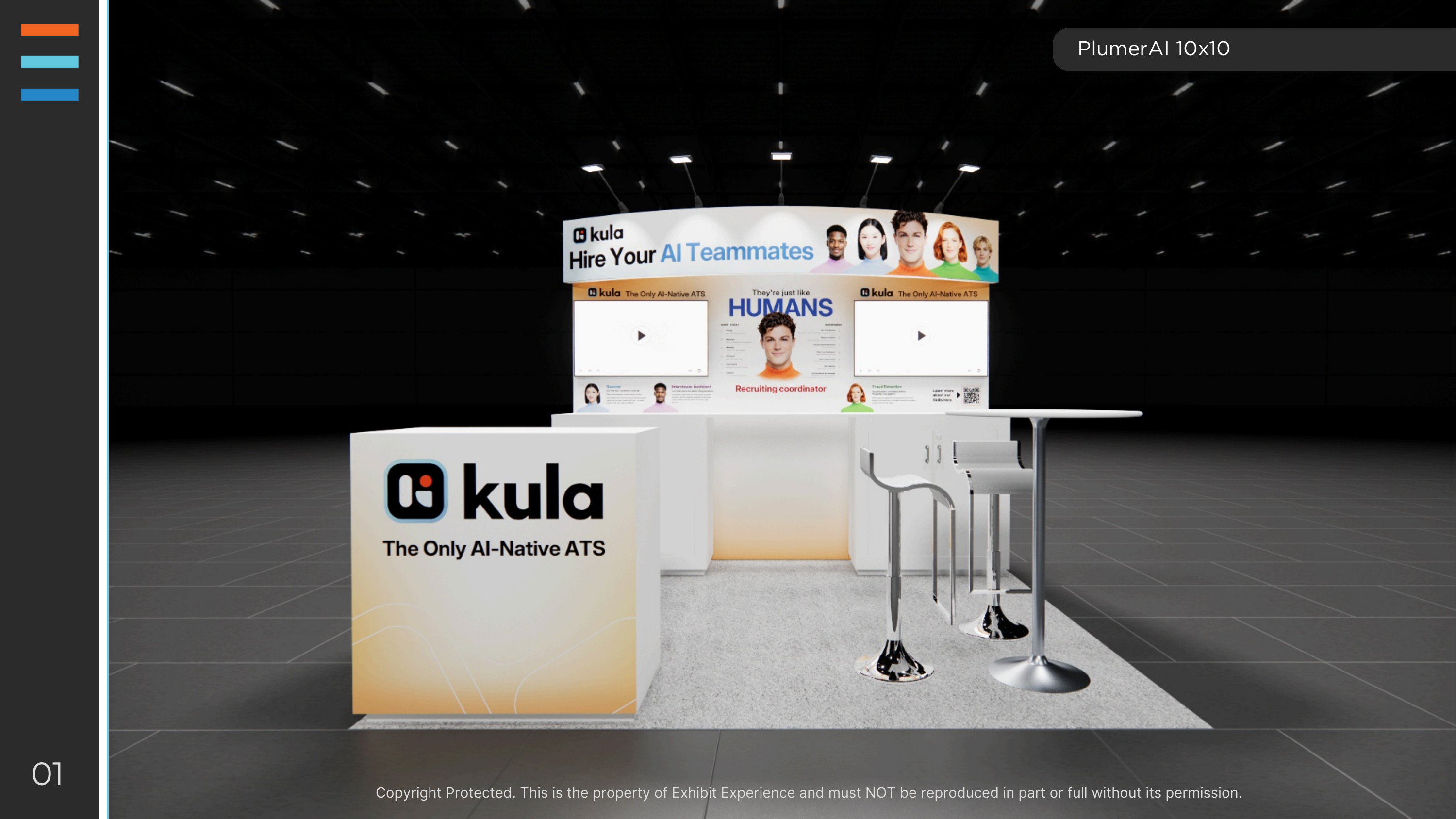 10x10 trade show exhibit rental — 10 x 10 inline affordable exhibit rental — iaapa expo, orlando hero image