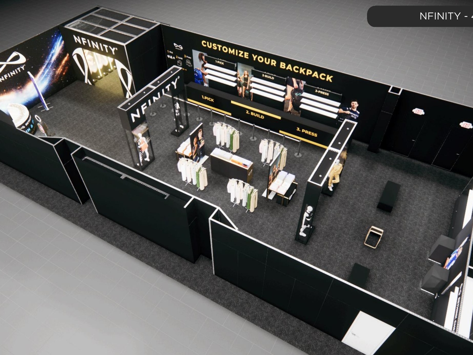 40 x 80 Double-Deck Exhibit Rental — IAAPA Expo, Orlando