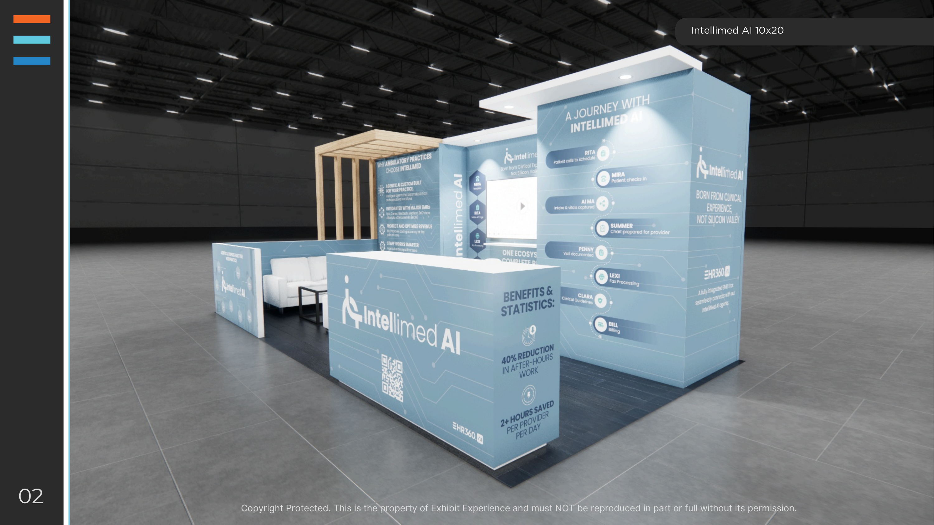 10 x 20 Inline Affordable Exhibit Rental — InfoComm, Las Vegas