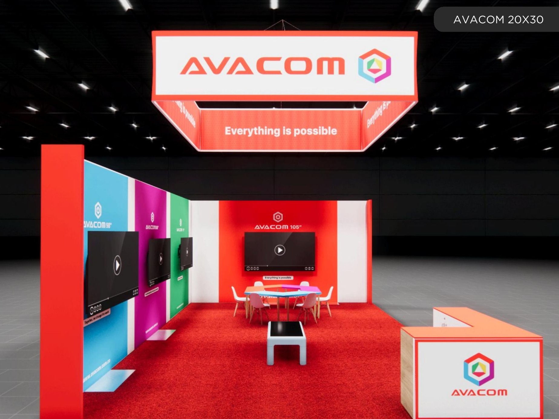 20 x 30 Island Exhibit Rental — SEMA Show, Las Vegas