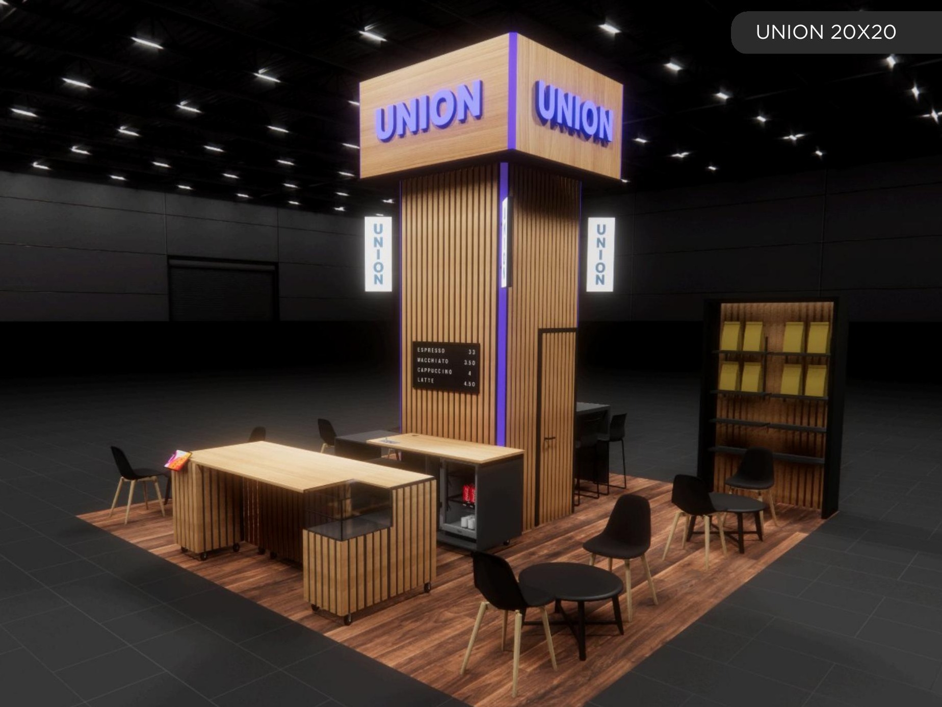 20 x 20 Inline Affordable Exhibit Rental — CES, Las Vegas