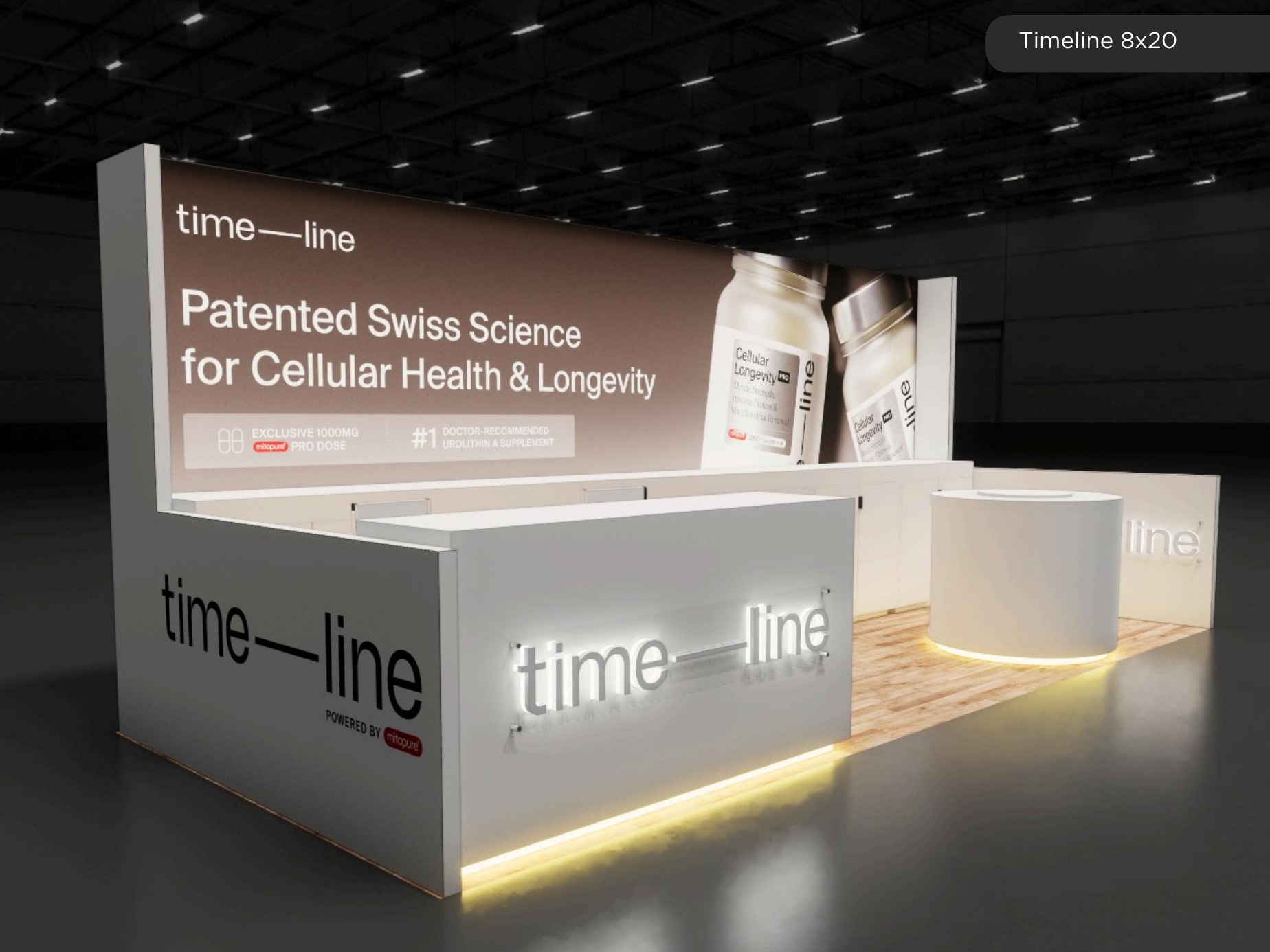 8 x 20 Inline Exhibit Rental — IAAPA Expo, Orlando