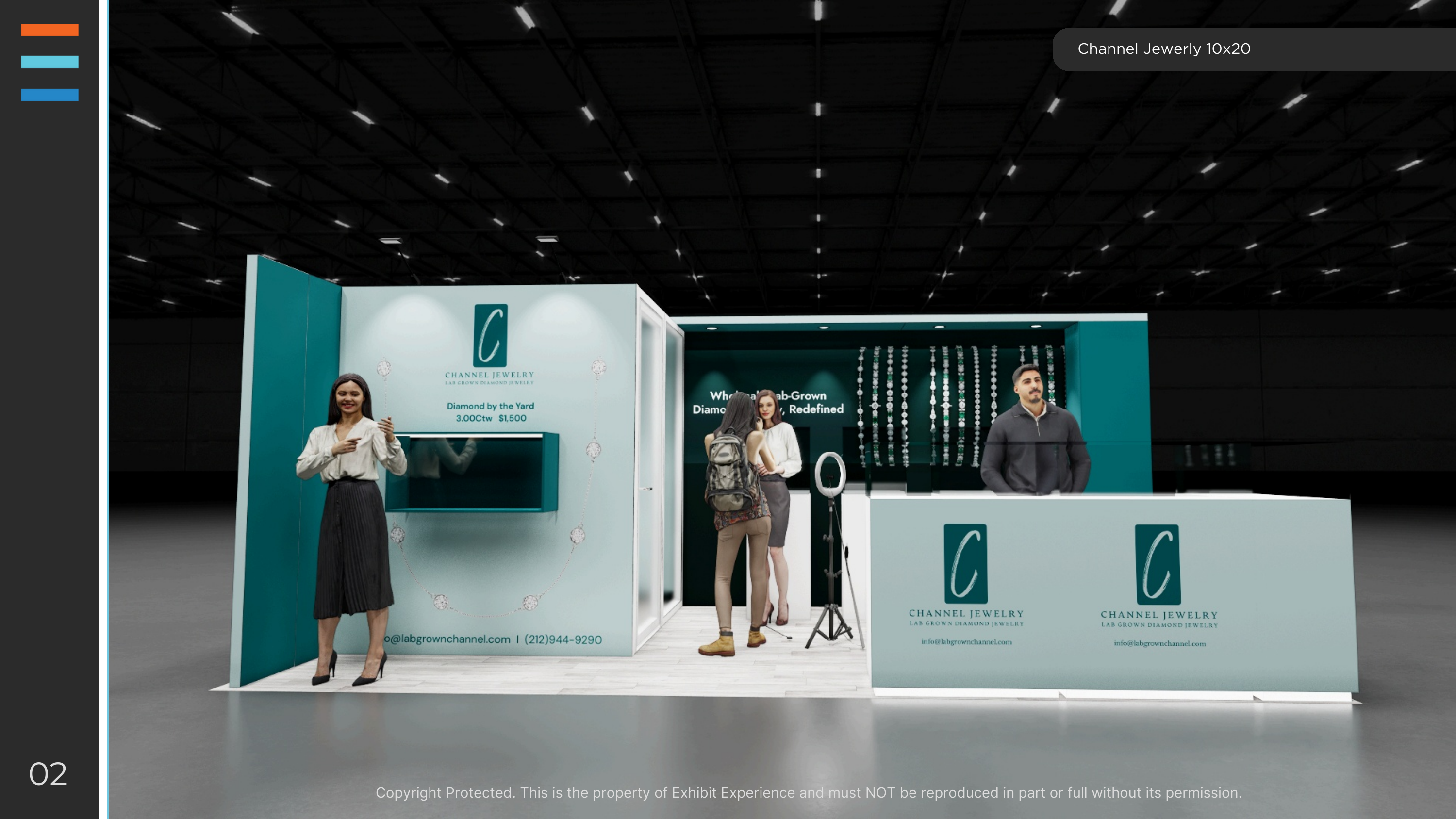10 x 20 Inline Exhibit Rental — NAB Show, Las Vegas