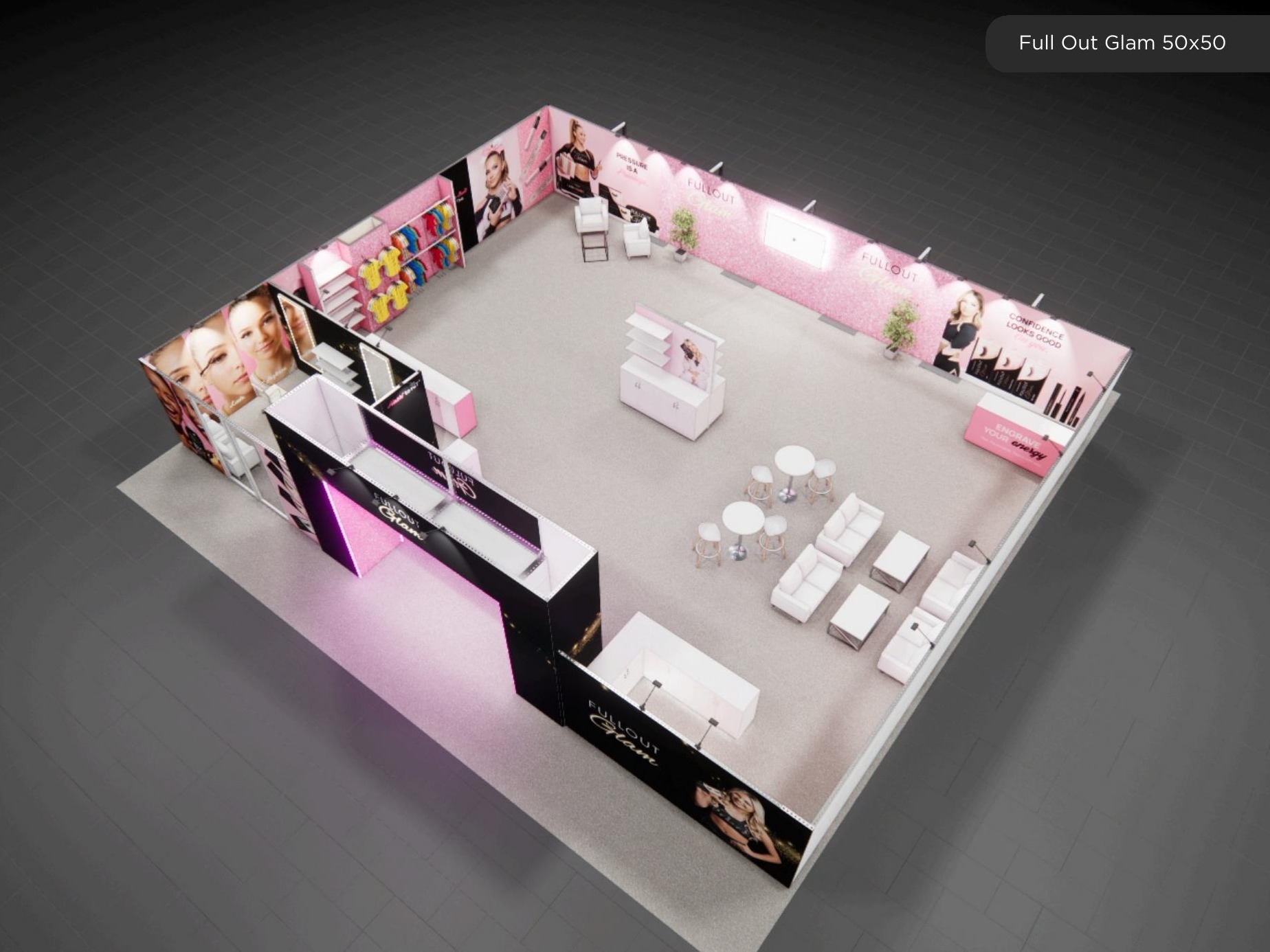 50 x 50 Island Exhibit Rental — IAAPA Expo, Orlando
