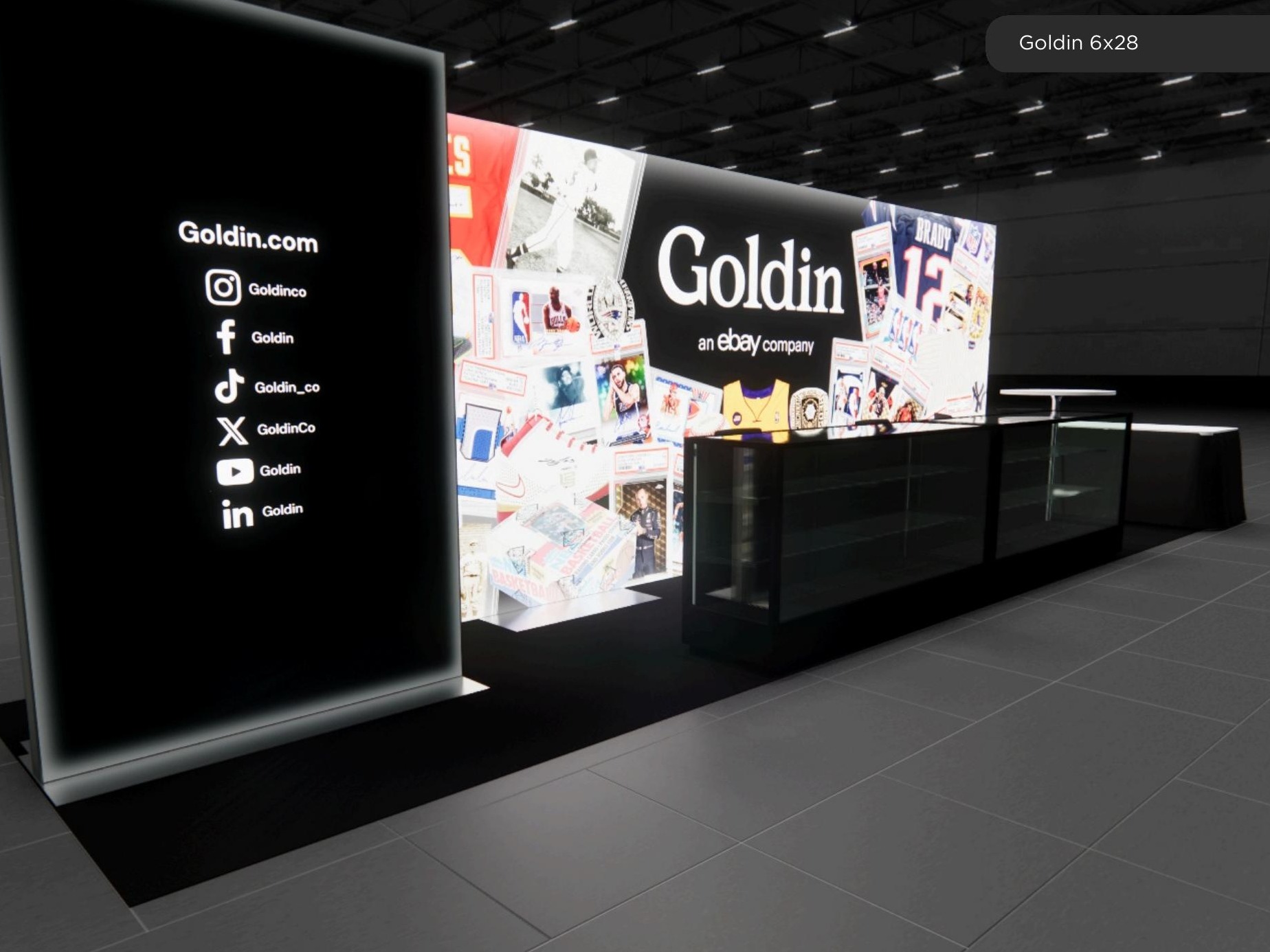 6 x 28 Inline Exhibit Rental — LDI Show, Las Vegas