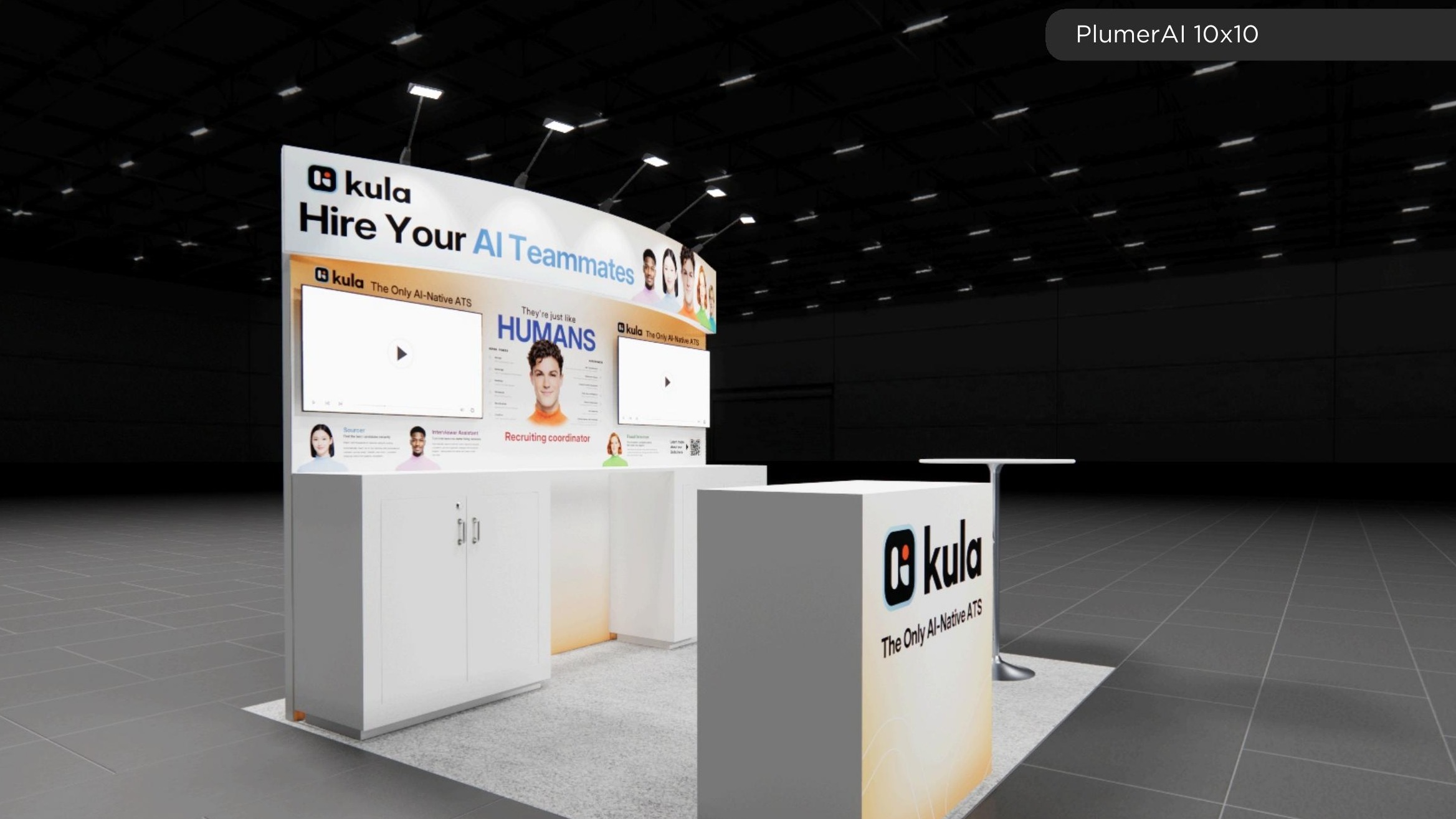 10x10 trade show exhibit rental — consultation-led inline design