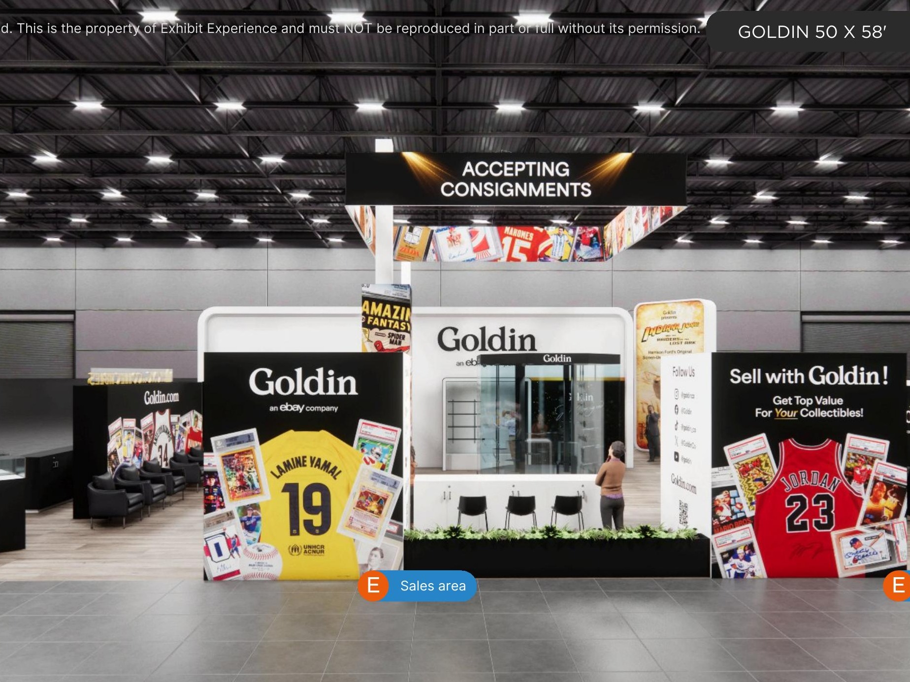 50 x 58 Island Exhibit Rental — SEMA Show, Las Vegas