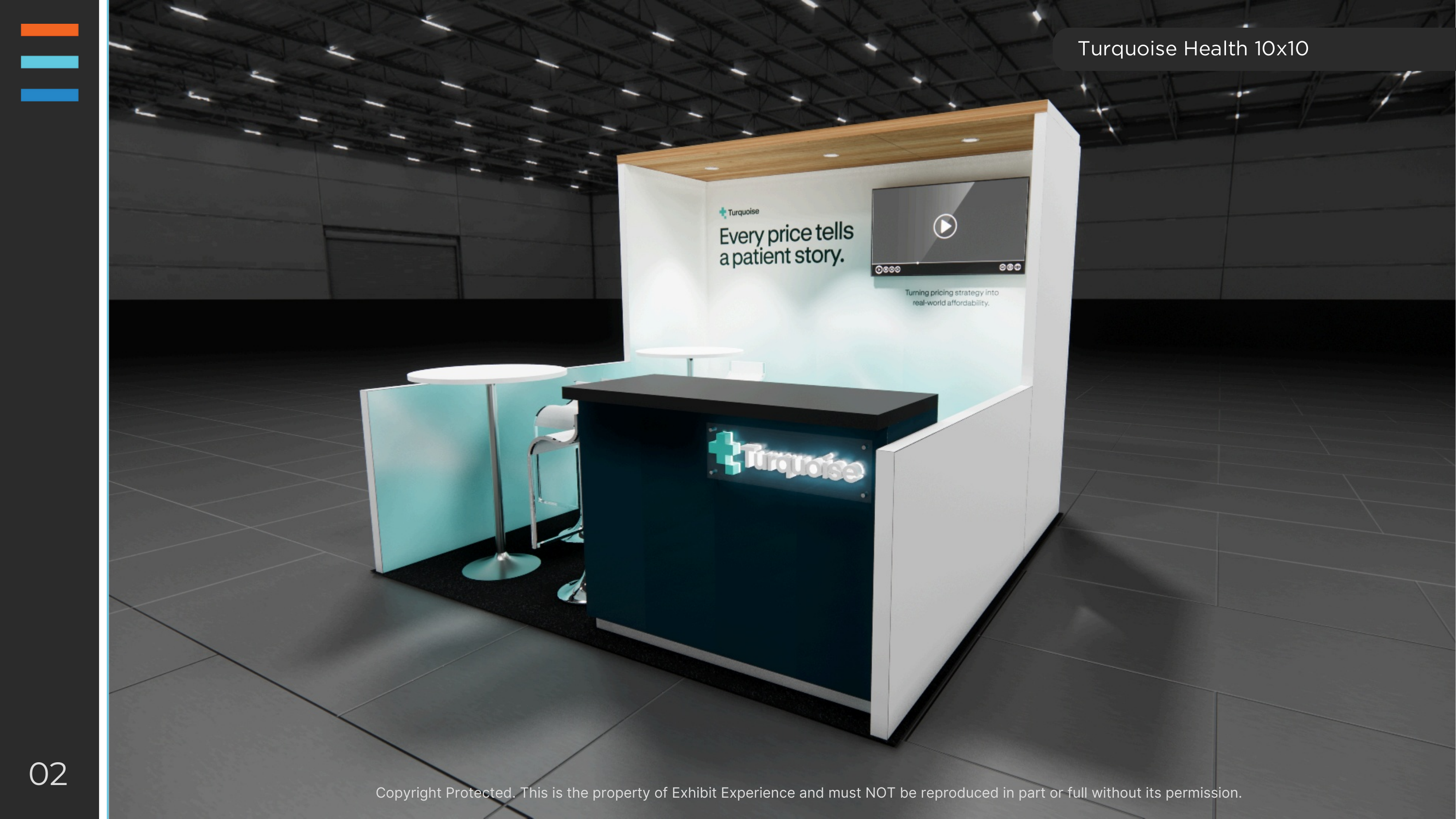 10 x 10 Inline Affordable Exhibit Rental — The NGA Show, Las Vegas