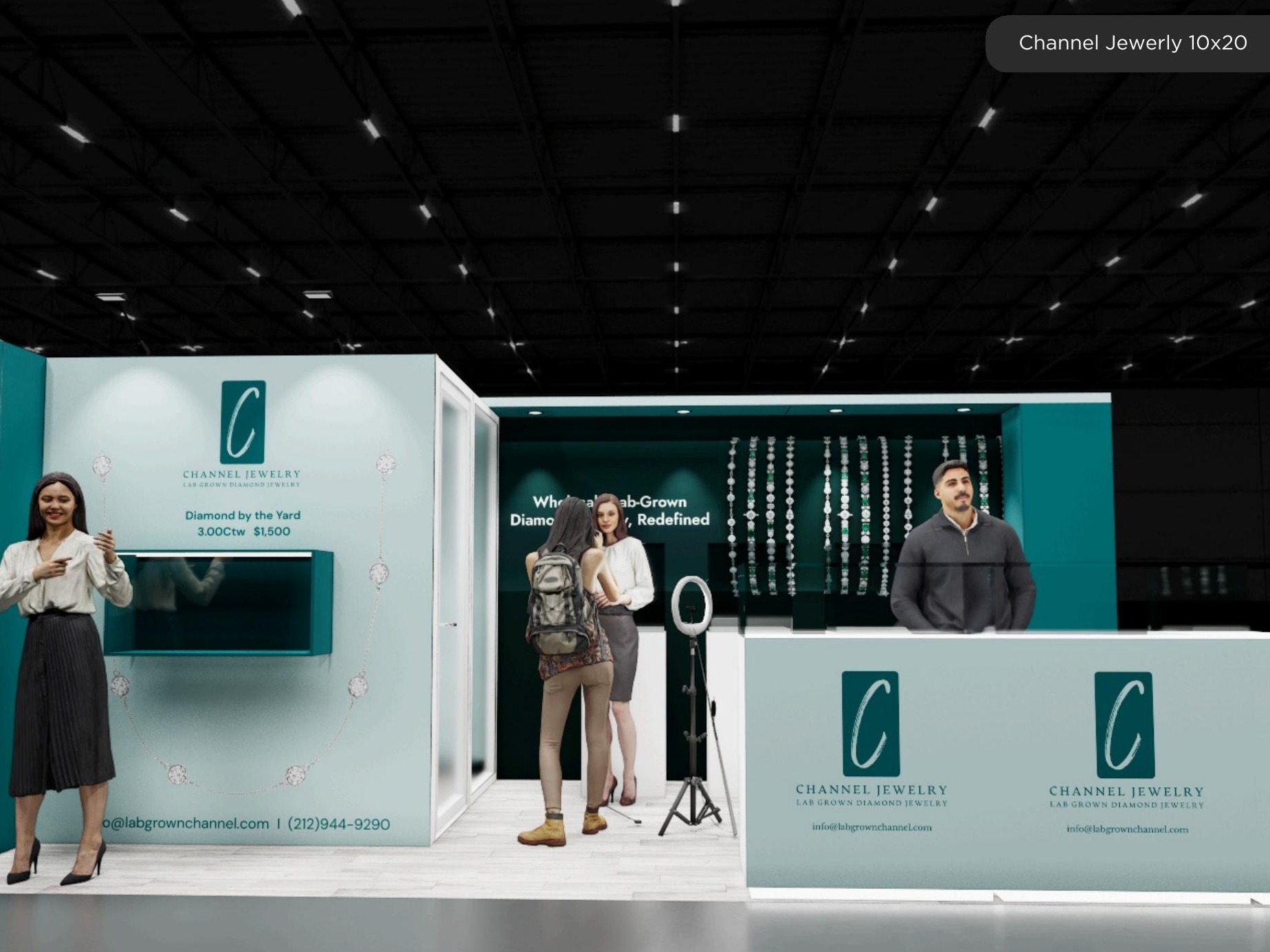 10x20 trade show exhibit rental for IFT FIRST Chicago — custom inline exhibit