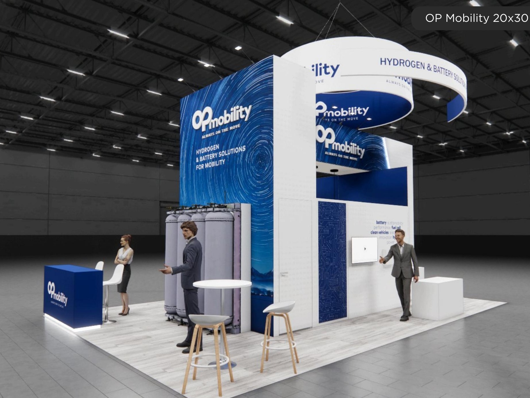 20x30 trade show exhibit rental — 20 x 30 island exhibit rental — iaapa expo, orlando hero image