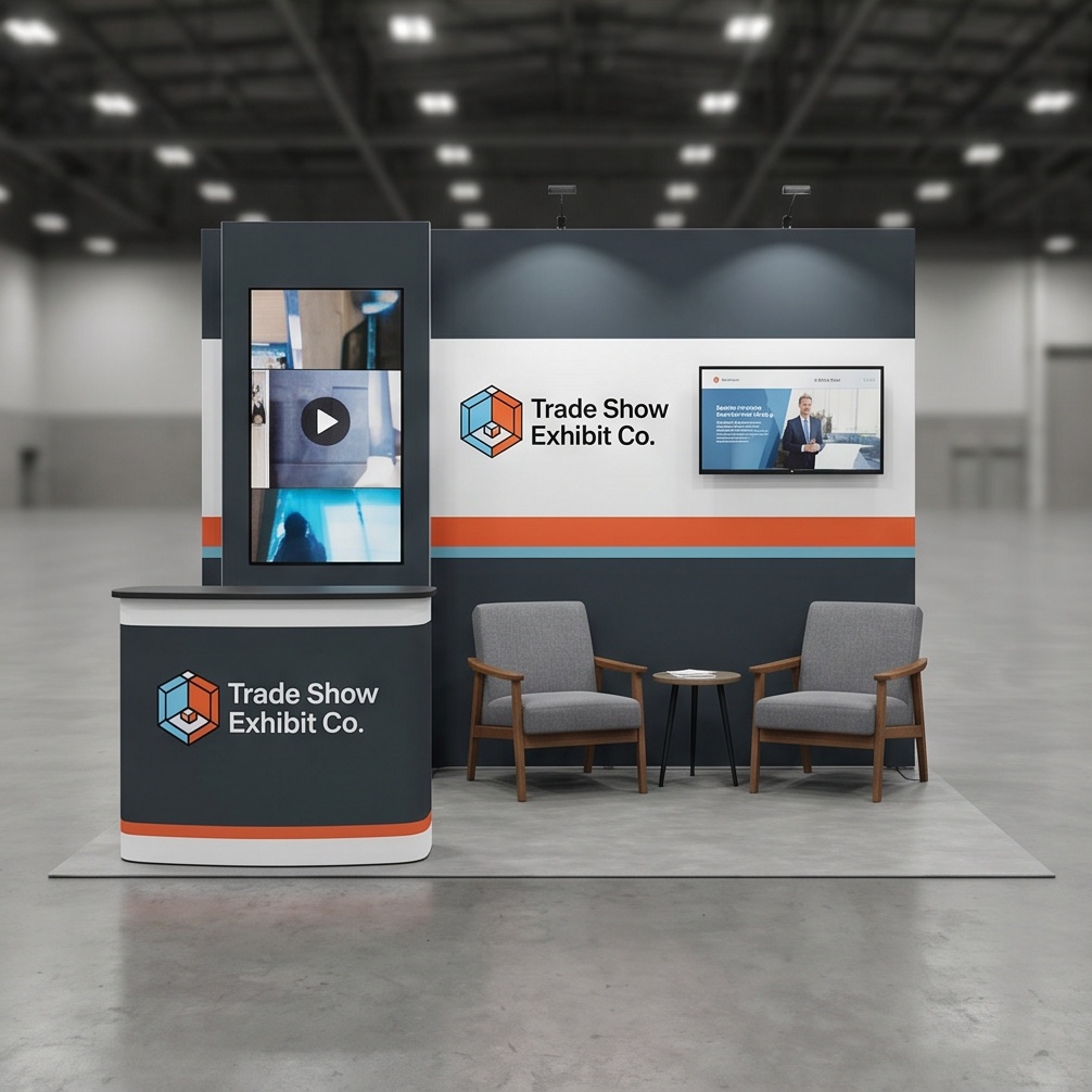 10x10 trade show exhibit rental — foundation inline design