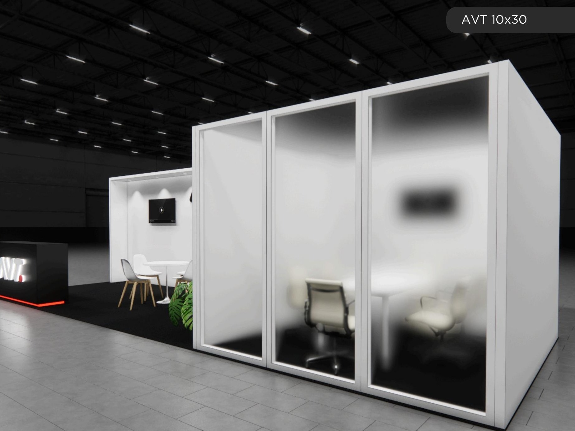 inline trade show exhibit rental — 10 x 30 inline exhibit rental — iaapa expo, orlando hero image