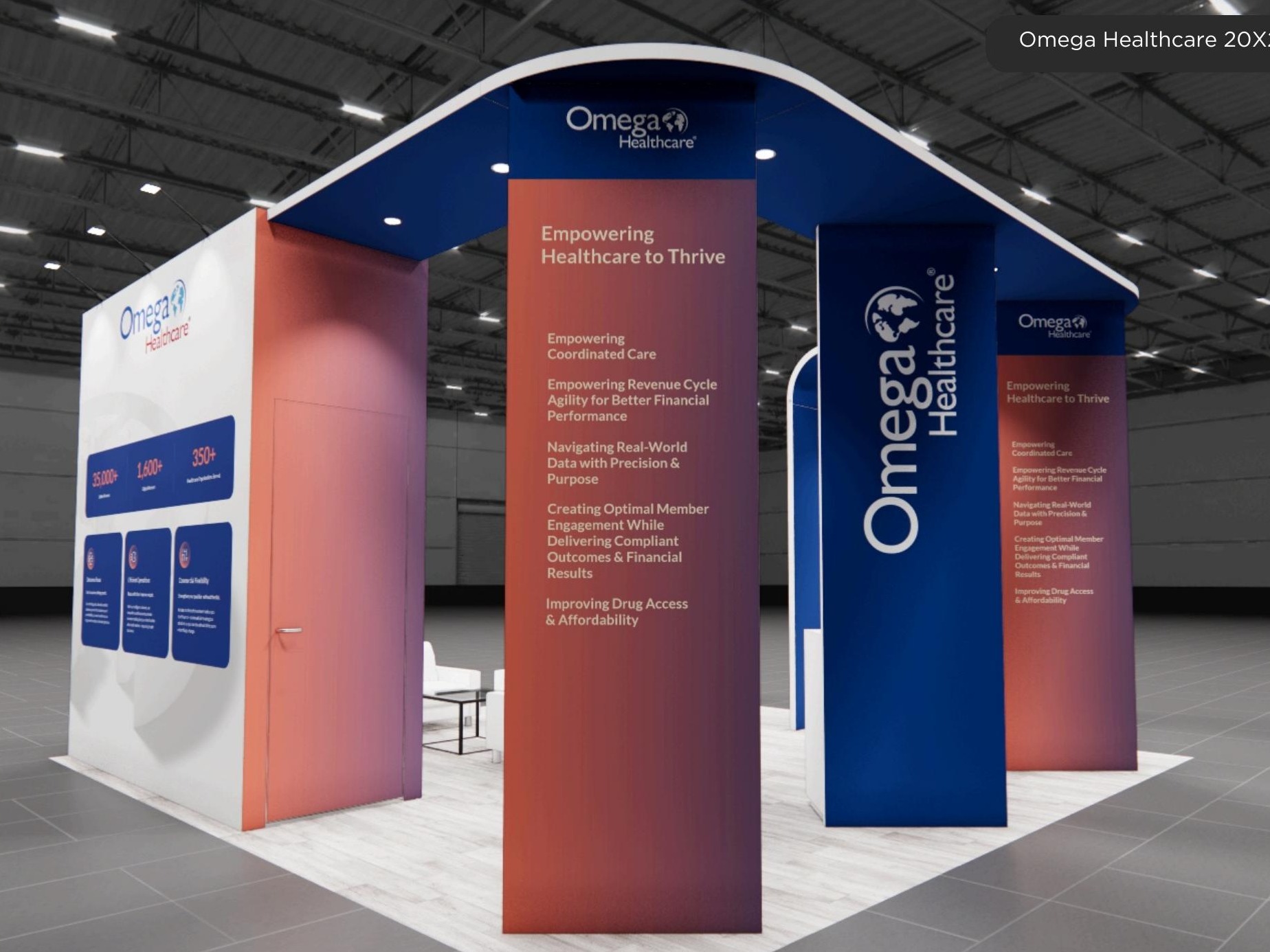 20 x 20 Inline Affordable Exhibit Rental — IAAPA Expo, Orlando
