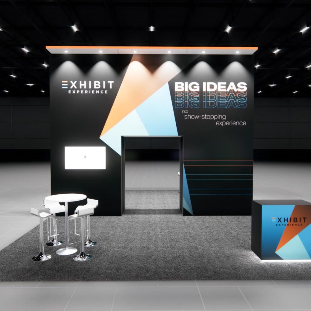 20x30 trade show exhibit rental — 20 x 30 island affordable exhibit rental — iaapa expo, orlando hero image