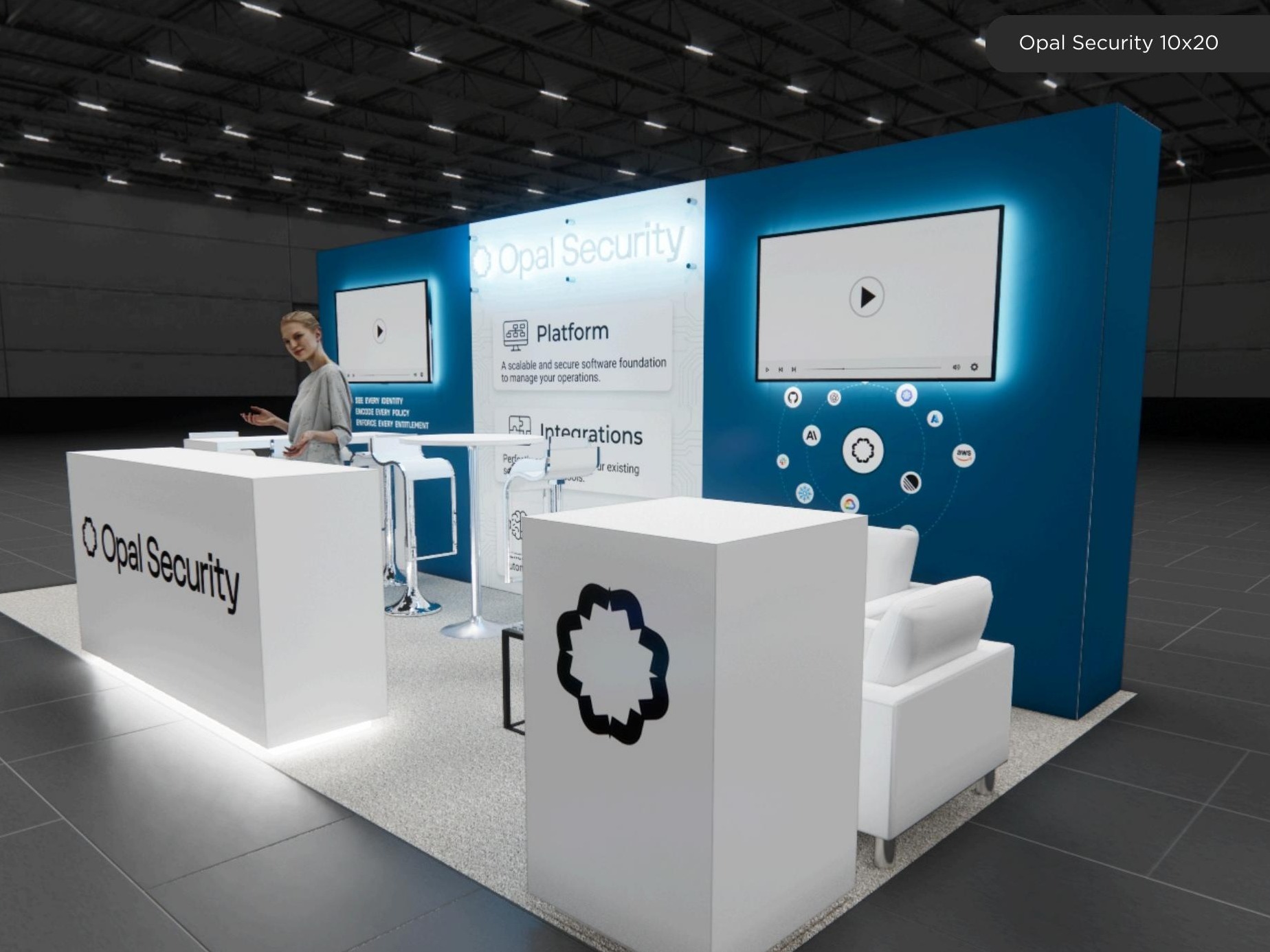 10x20 trade show exhibit rental — 10 x 20 inline affordable exhibit rental — md&m west, anaheim hero image